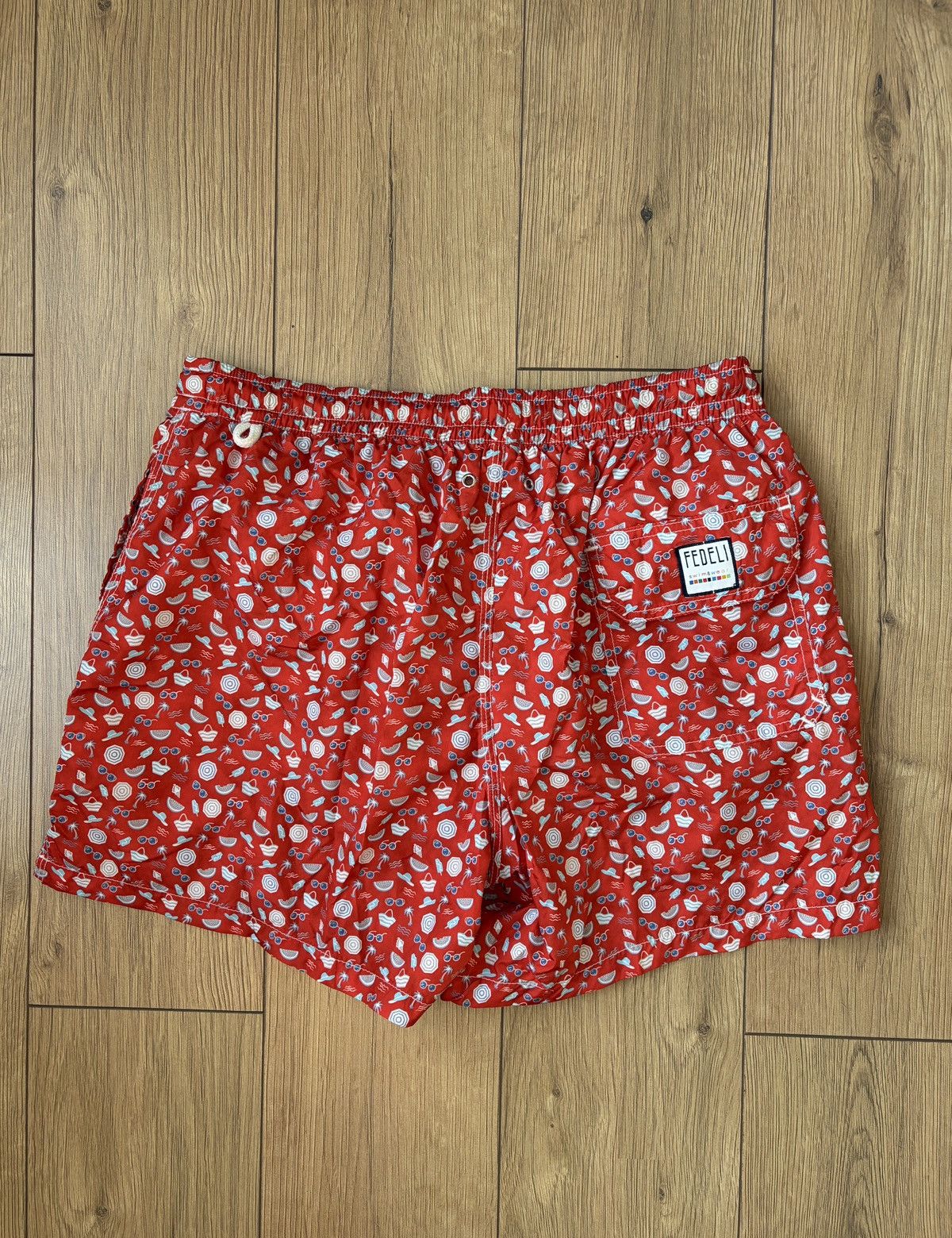 Fedeli FEDELI Multicolor Luxury Swim Shorts Size US 34 / EU 50 - 2 Thumbnail