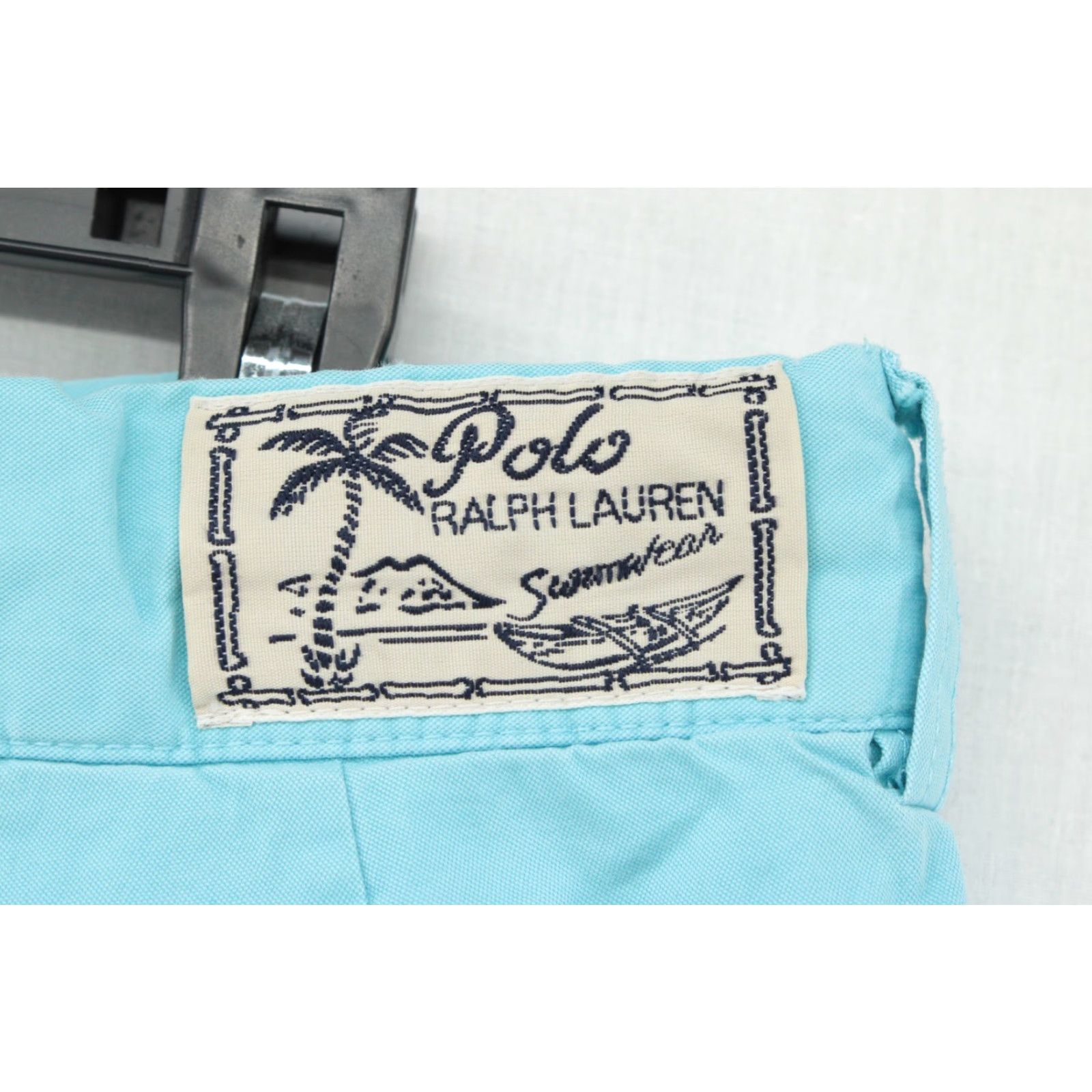 Polo Ralph Lauren VINTAGE Polo Ralph Lauren Swimwear Bottoms Bermuda Men 32 Blue Classic Stylish Pockets Drawstring Pair Trunks Size US XS / EU 42 / 0 - 4 Thumbnail