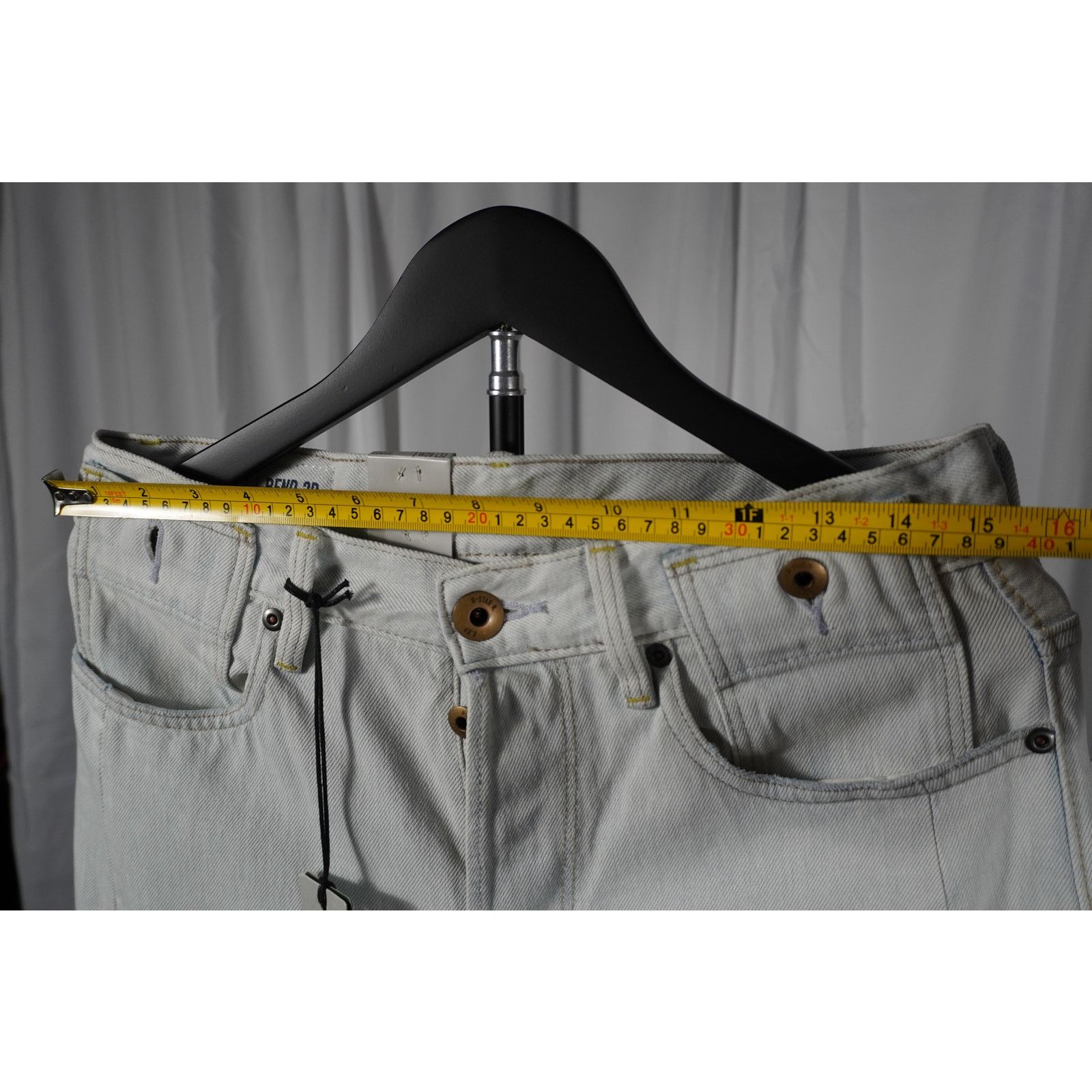 G-Star G-Star Raw Bend Loose Jeans W28 L32 Light Wash Denim Size US 28 / EU 44 - 5 Thumbnail