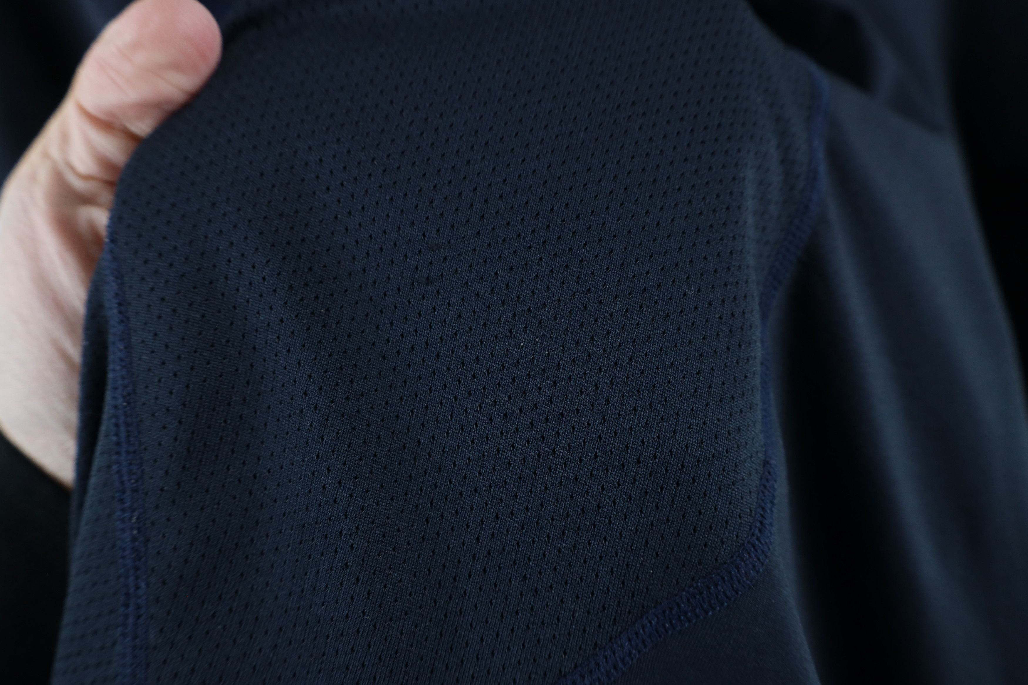 Nike × Vintage Nike Pro Combat Fitted Long Sleeve Training T-Shirt Blue Size US L / EU 52-54 / 3 - 9 Thumbnail