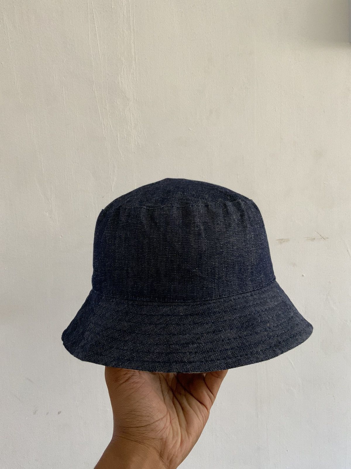 Japanese Brand Reversible Denim Designer inspired Burberry Hat Size ONE SIZE - 6 Thumbnail