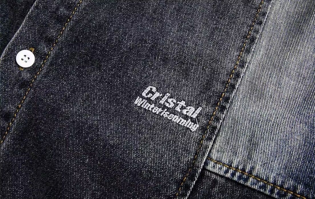 Japanese Brand × Vintage Retro y2k patchwork denim short sleeve shirt Size US XL / EU 56 / 4 - 7 Thumbnail
