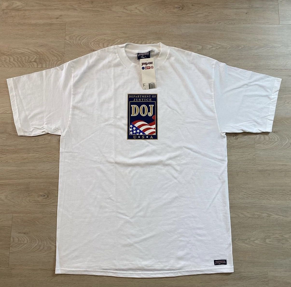 Jansport Vintage Jansport D.O.J T-Shirt New Old Stock Size US XL / EU 56 / 4 - 1 Thumbnail