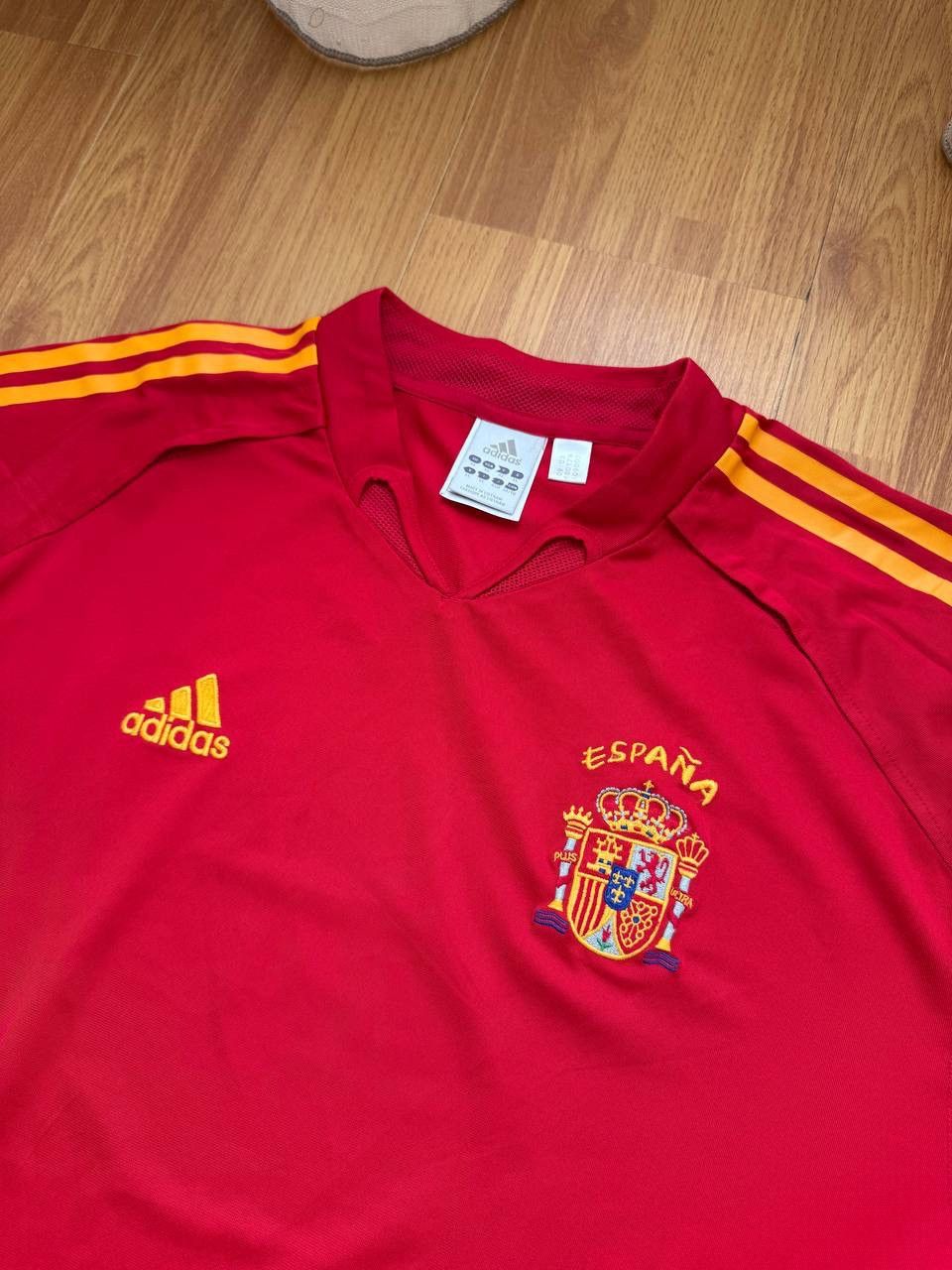 Adidas Vintage Adidas Spain Soccee Jersey Size XL Espania Size US XL / EU 56 / 4 - 2 Thumbnail