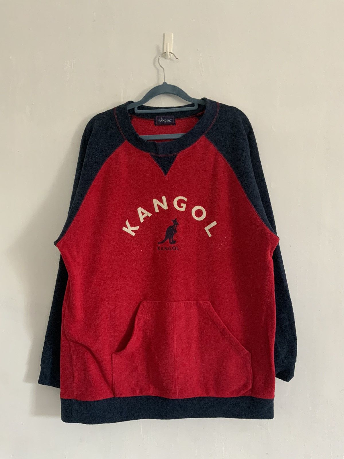 Kangol Vintage Kangol Big Logo Fur Sweatshirt Size US L / EU 52-54 / 3 - 1 Thumbnail
