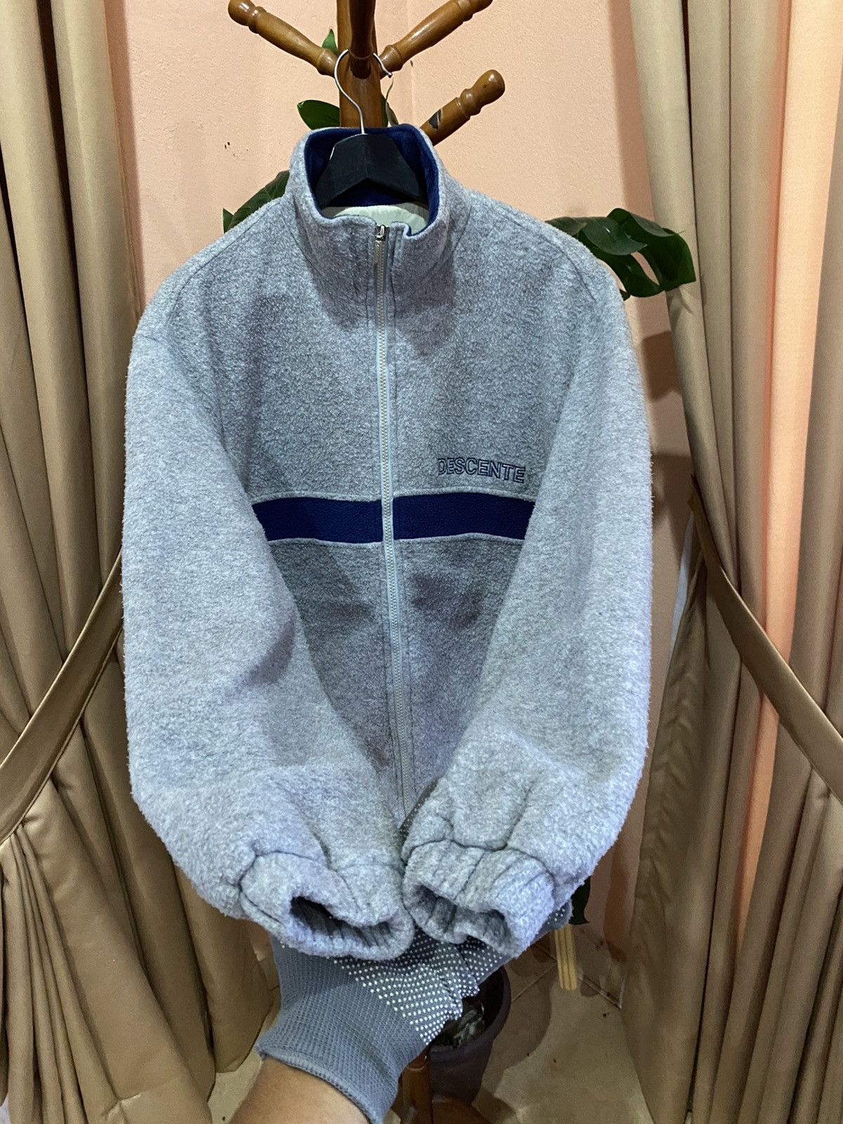 Descente VINTAGE DESCENTE FULL ZIPPER FLEECE JACKET Size US L / EU 52-54 / 3 - 5 Thumbnail