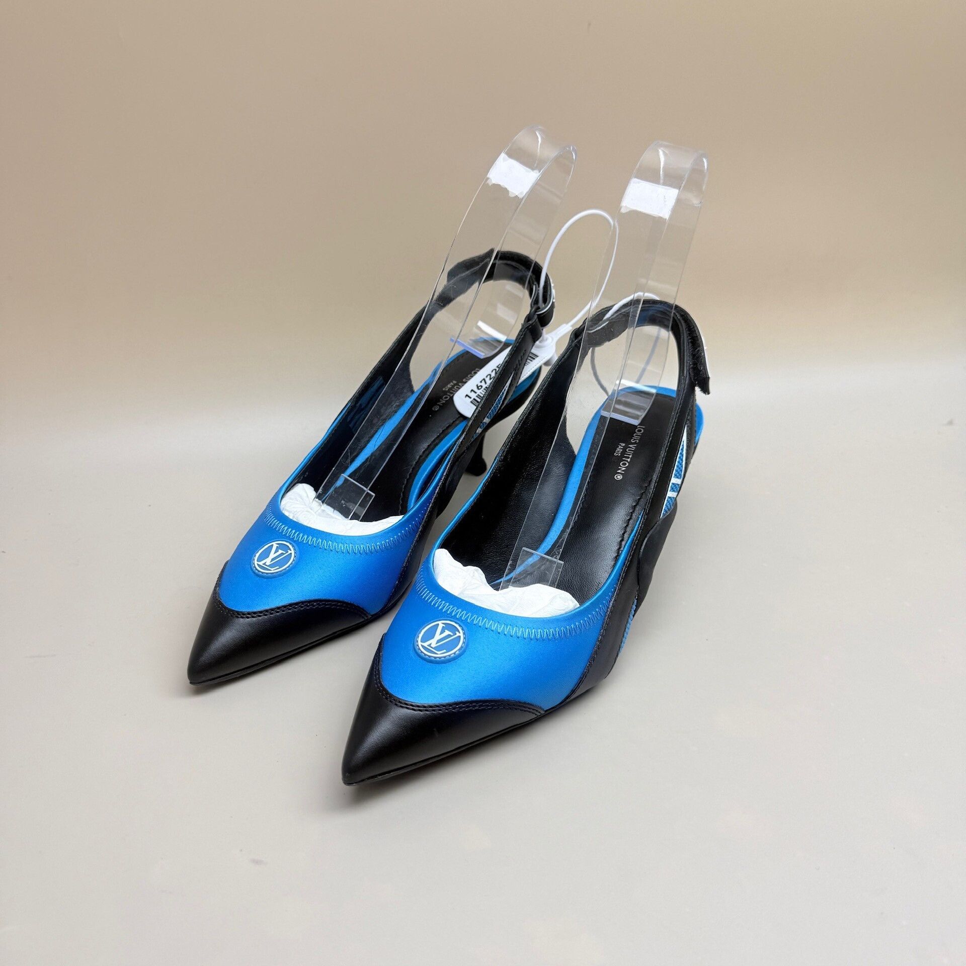 Louis Vuitton LV Logo High Heels Size 36 Size US 5 / IT 35 - 1 Thumbnail