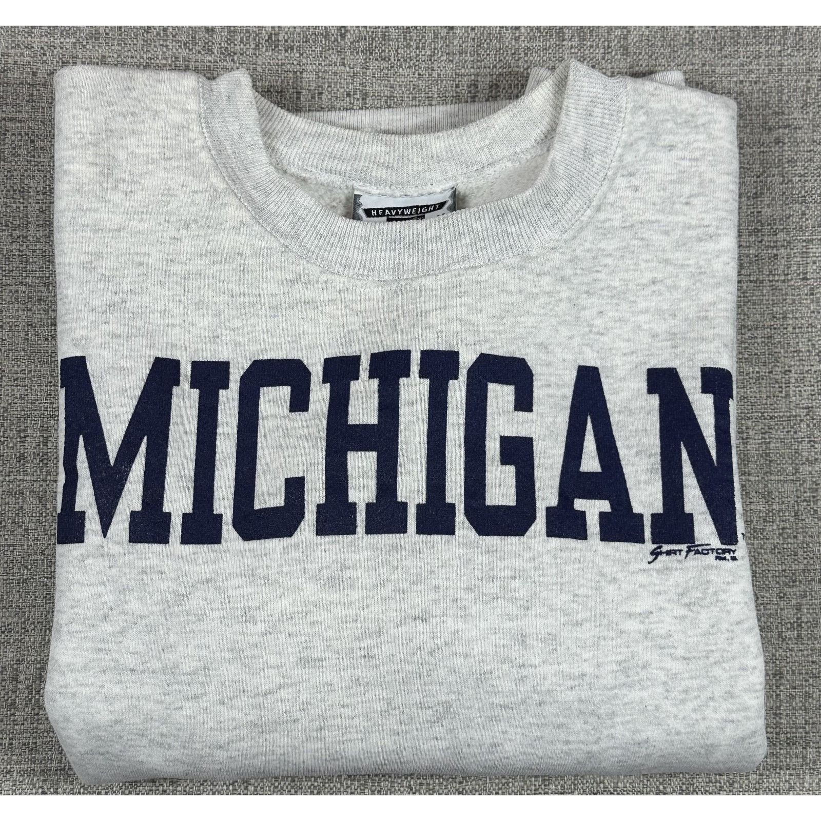 Lee Michigan Wolverines Sweatshirt Mens L Gray College Lee USA Size US L / EU 52-54 / 3 - 12 Thumbnail