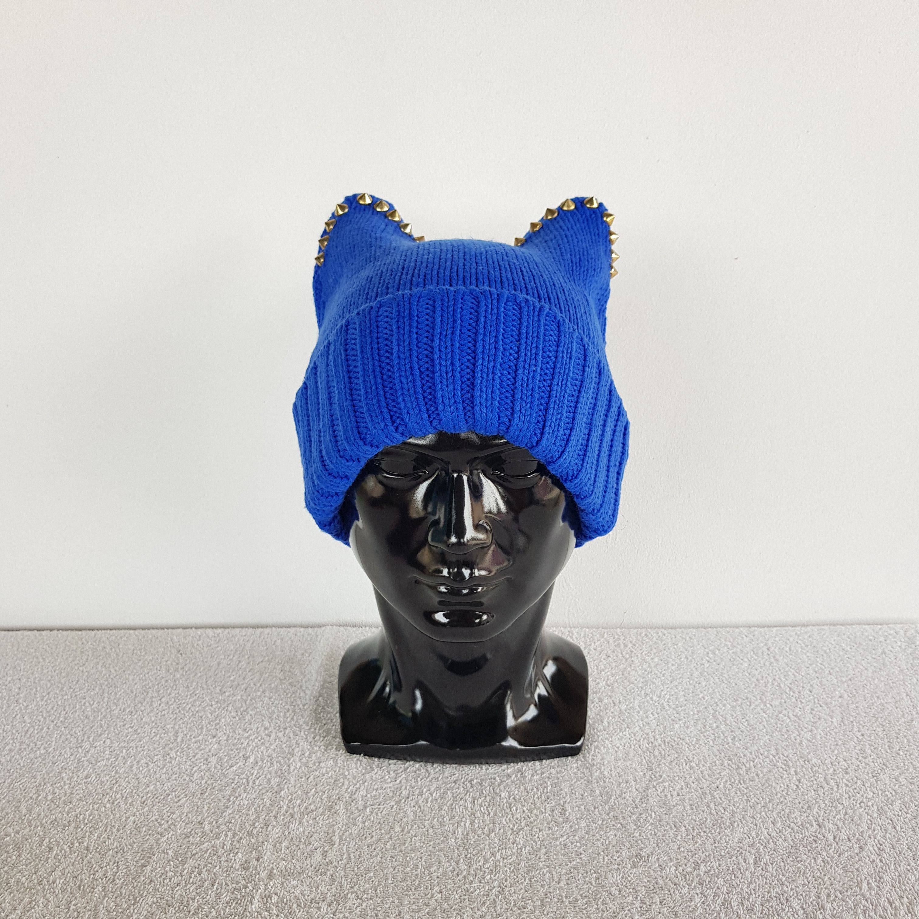 Japanese Brand Japanese Torn Beanie Ribbed Knit Snow Cap Hats. Size ONE SIZE - 2 Thumbnail