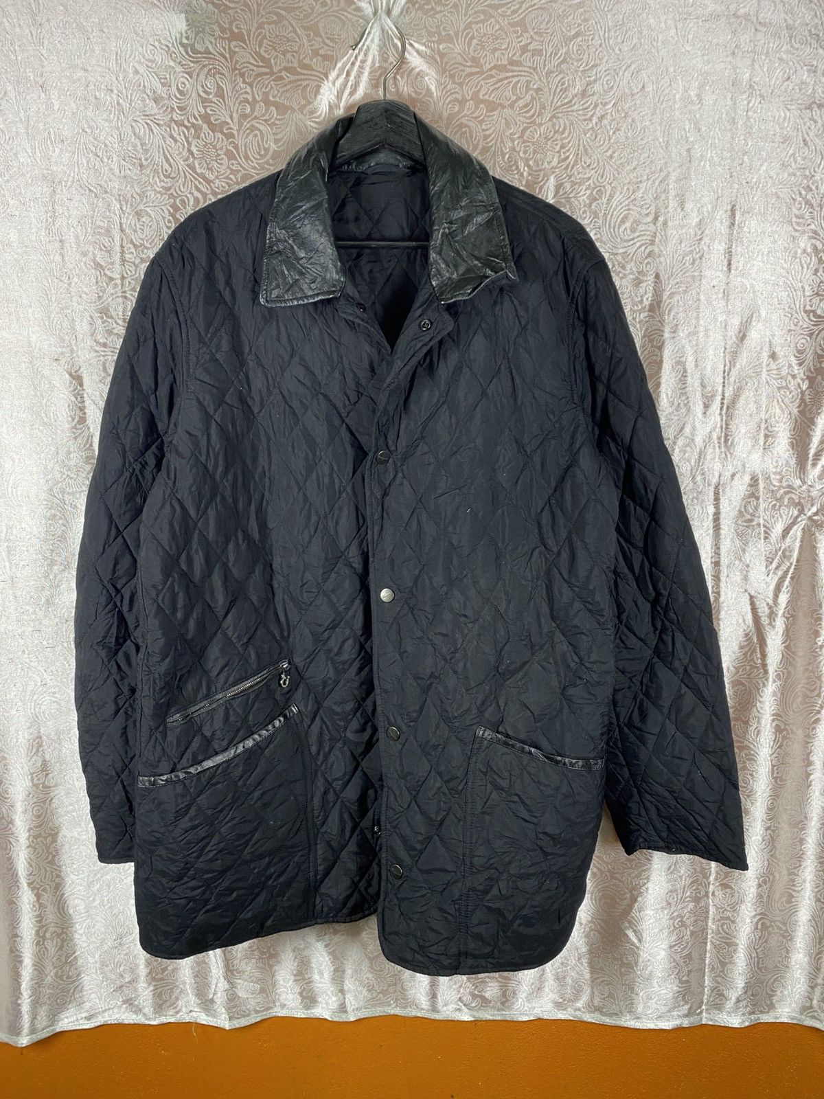 Salvatore Ferragamo Salvatore Ferragamo Black Quilted Jacket Luxury Outerwear Size XXL / US 16-18 / IT 52-54 - 3 Thumbnail