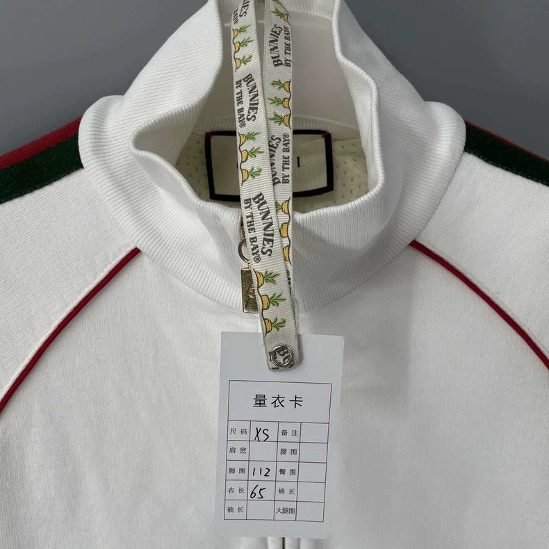 Gucci Gucci Decorated with webbing knitted zipper jacket sweatshi Size US XS / EU 42 / 0 - 8 Thumbnail