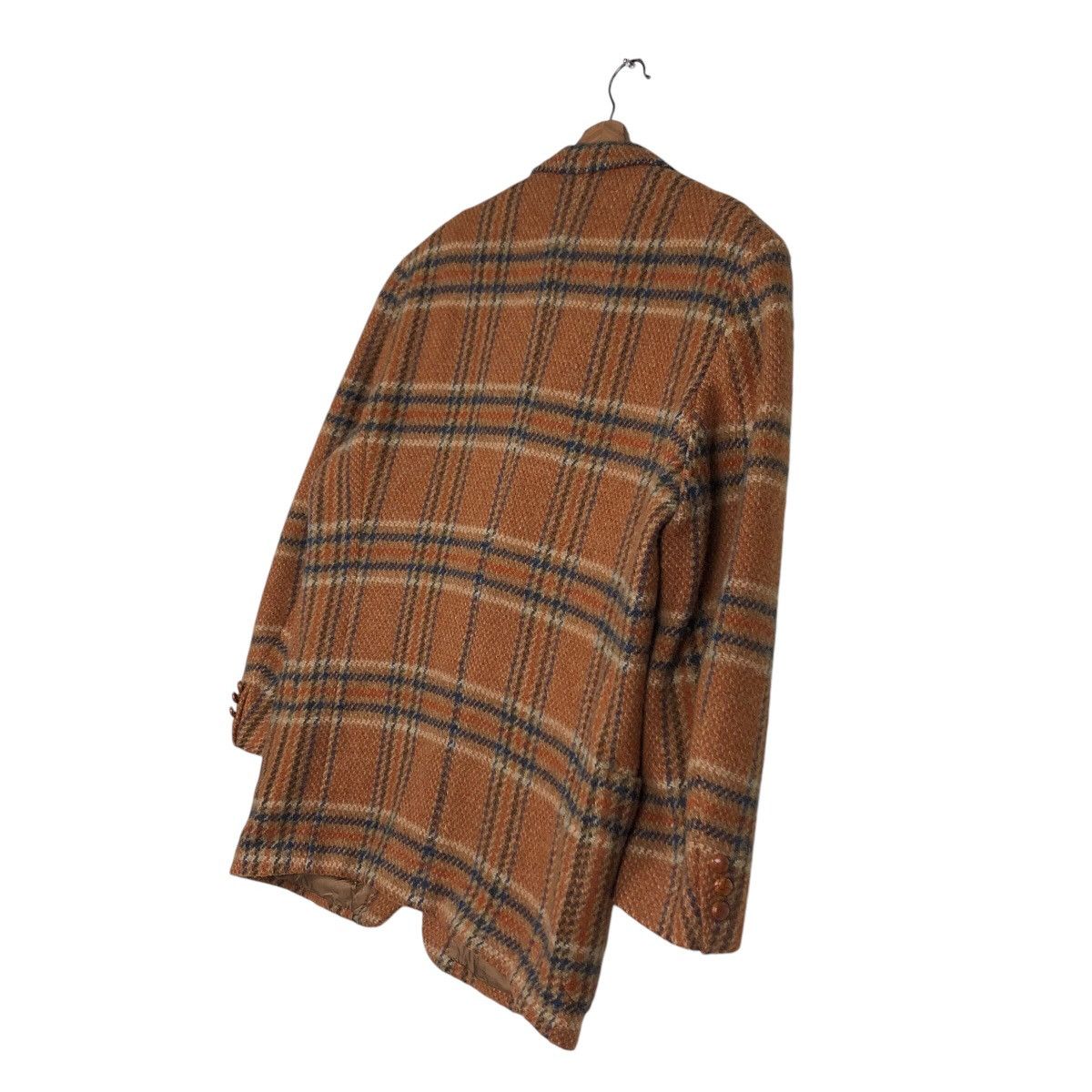 Japanese Brand 📌Vintage Wool Coats Jacket Karl Helmut Tartan Design Size US L / EU 52-54 / 3 - 11 Thumbnail