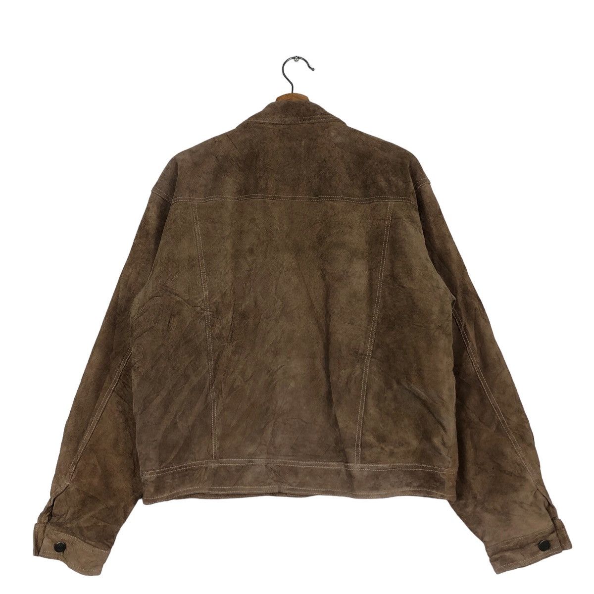 Japanese Brand VINTAGE BIKER LEATHER JACKET TRUCKER XENON MAN ISSEY MIYAKE Size US L / EU 52-54 / 3 - 8 Thumbnail