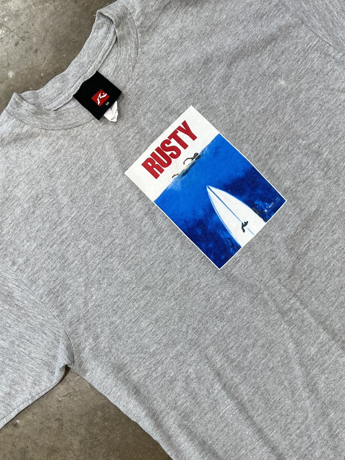 Vintage Vintage Rusty Logo Flip Jaws Surf Tee Medium Size US M / EU 48-50 / 2 - 1 Thumbnail