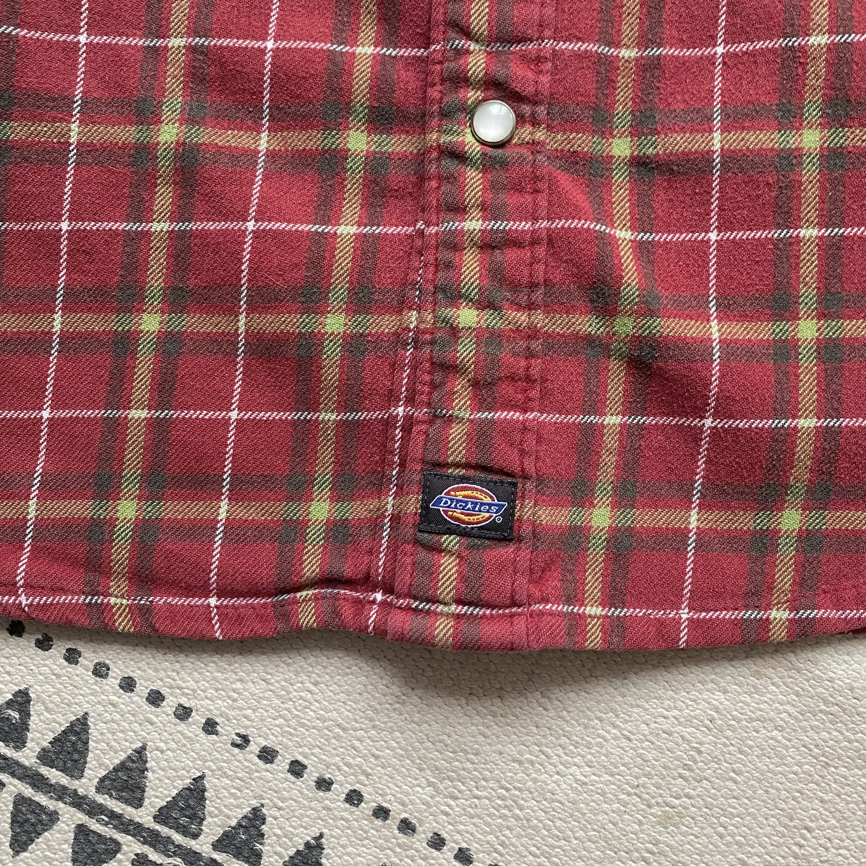 Dickies 🪓 Vintage Dickies flannel shirt Flannel Travis Scott style Size US M / EU 48-50 / 2 - 5 Thumbnail