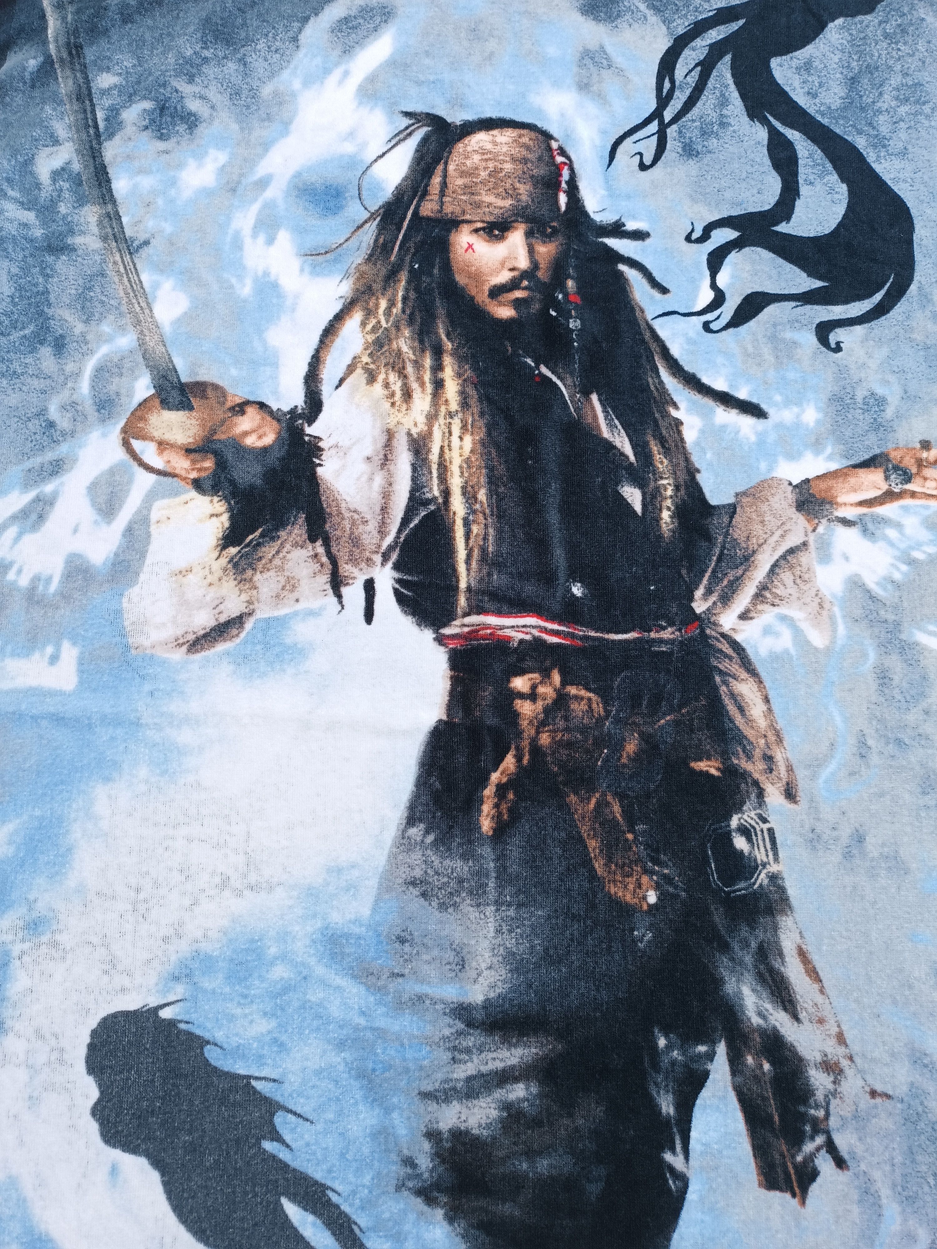 Disney Vintage Disney's Pirates of the Caribbean Beach Towel Size ONE SIZE - 3 Thumbnail