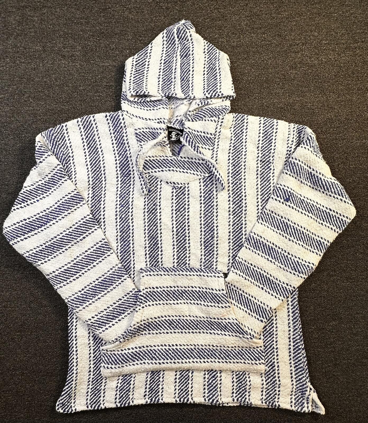 Unknown London Baja Billy Striped Blanket Hooded Pullover Size US M / EU 48-50 / 2 - 1 Thumbnail