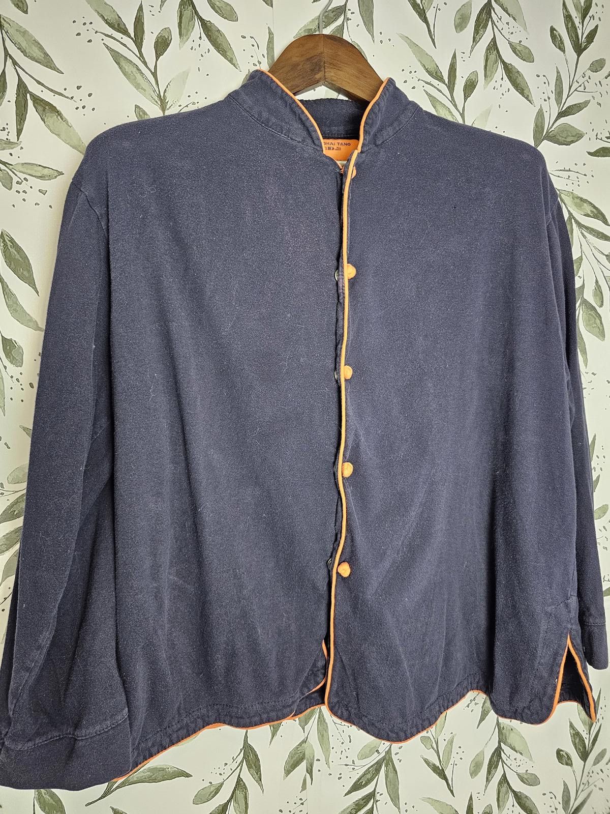 Shanghai Tang Shanghai Tang Top Blue Womens Size S Pajamas Cathay Pacific Size ONE SIZE - 1 Thumbnail