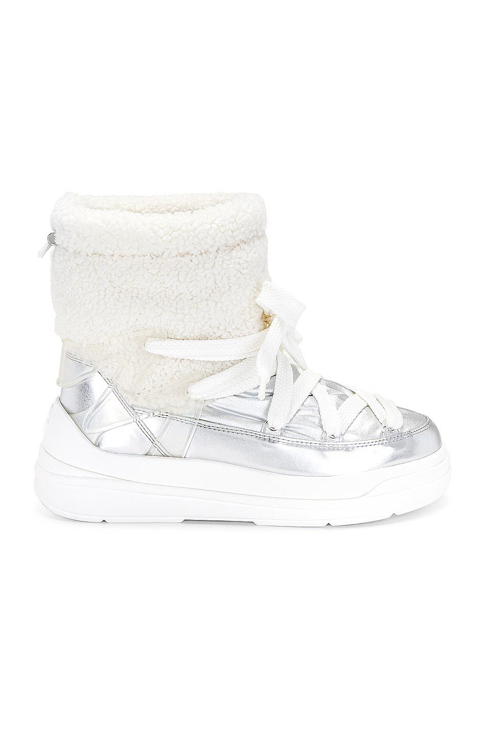 Moncler o1y1125 Ankle Boots in Silver/White Size US 11 / IT 41 - 1 Thumbnail