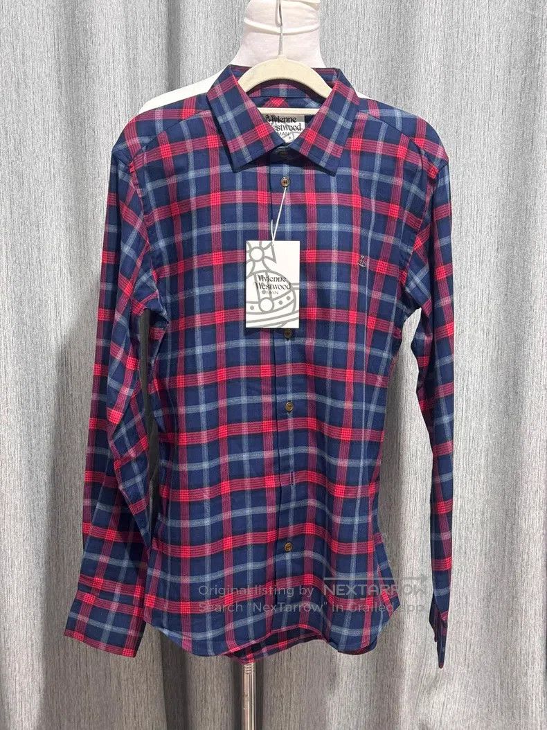 Vivienne Westwood Vivienne Westwood Red and Blue Plaid Shirt Size US S / EU 44-46 / 1 - 1 Thumbnail