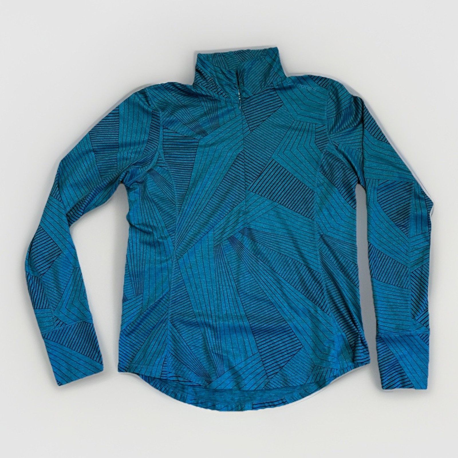 Brooks Brooks Run Happy 1/4 Zip Running Athletic Pullover Shirt M Size M / US 6-8 / IT 42-44 - 1 Thumbnail