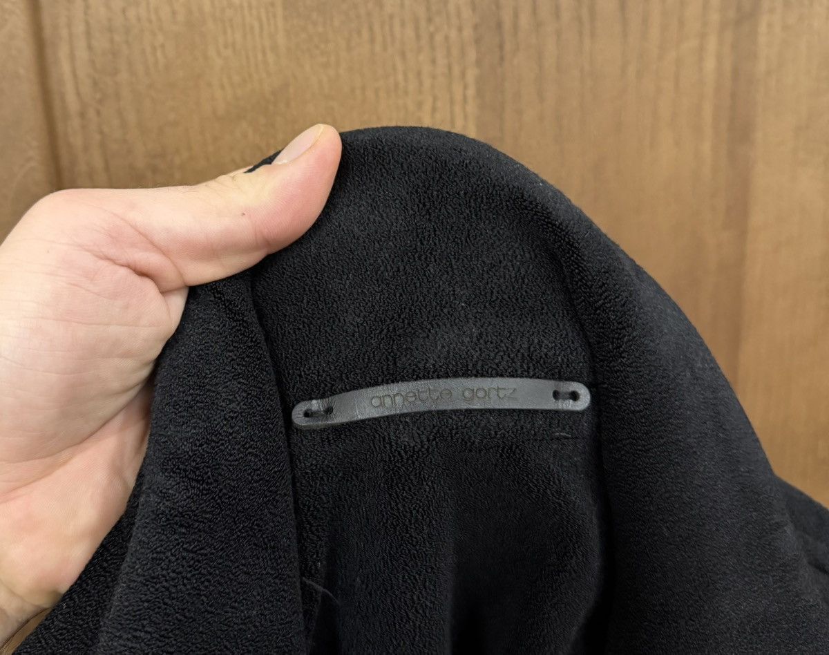 Annette Gortz Annette Gortz Avant Garde Black Coat Womens Size L Size L / US 10 / IT 46 - 6 Thumbnail