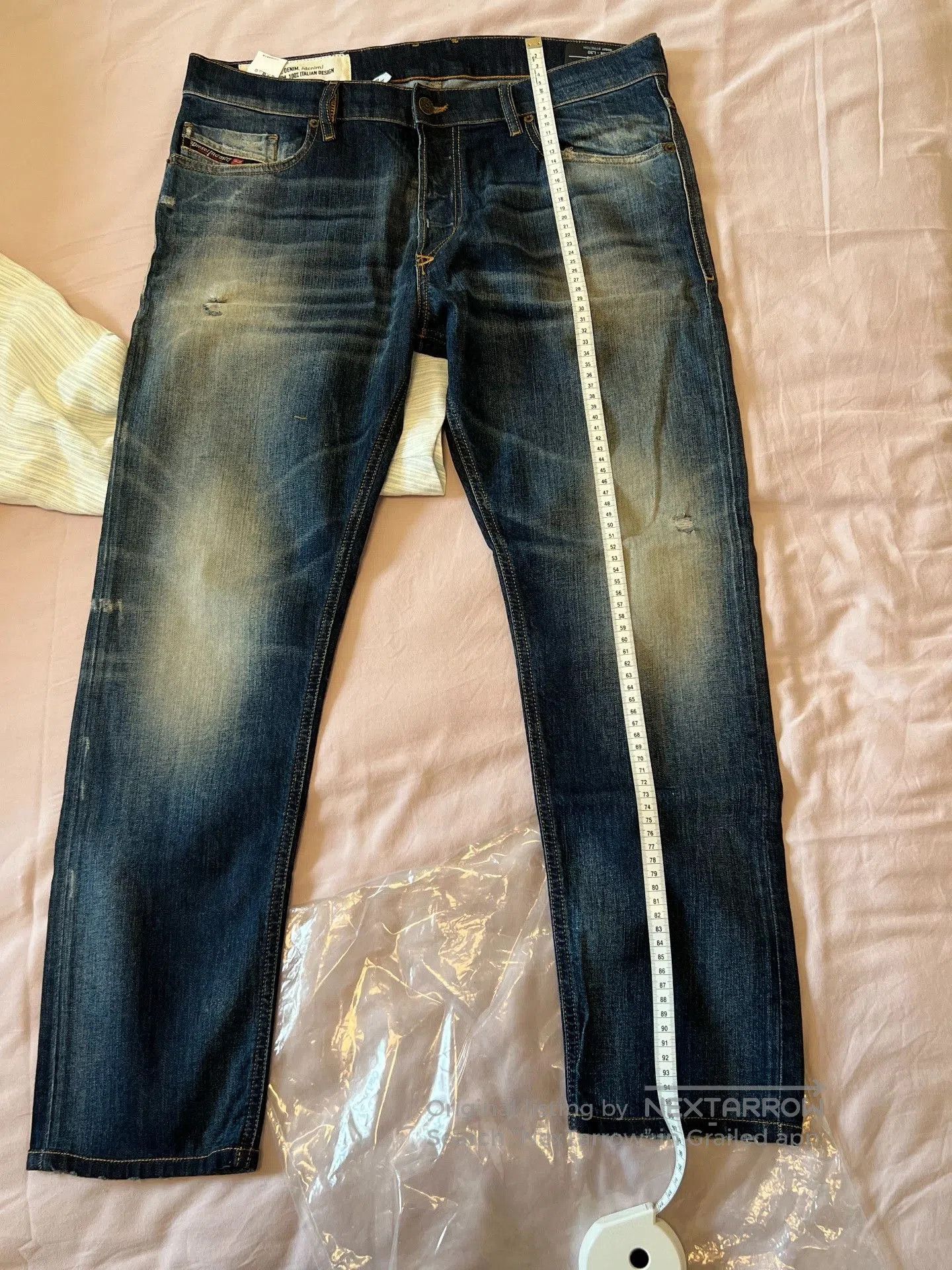 Diesel Diesel Men's THOMMER Washed Jeans. Size US 34 / EU 50 - 5 Thumbnail