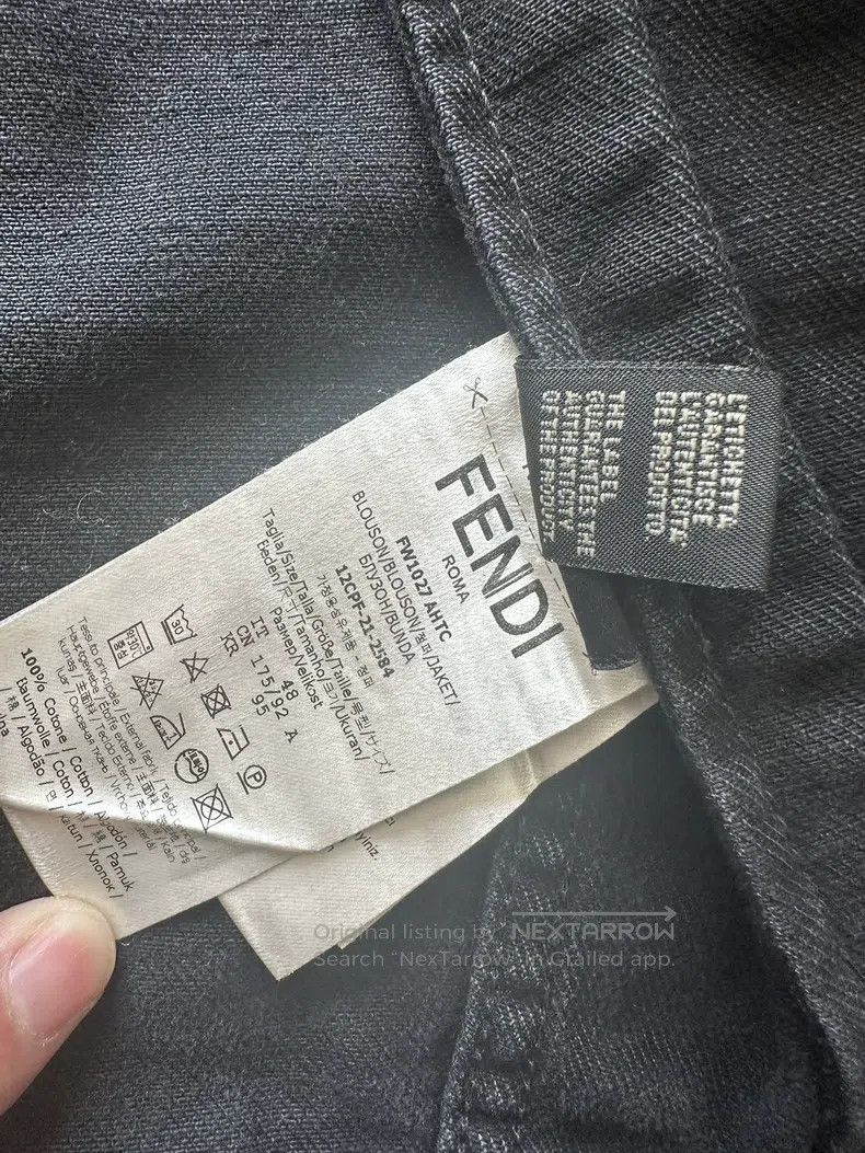 Fendi Fendi Monogrammed denim jacket Size US M / EU 48-50 / 2 - 5 Thumbnail