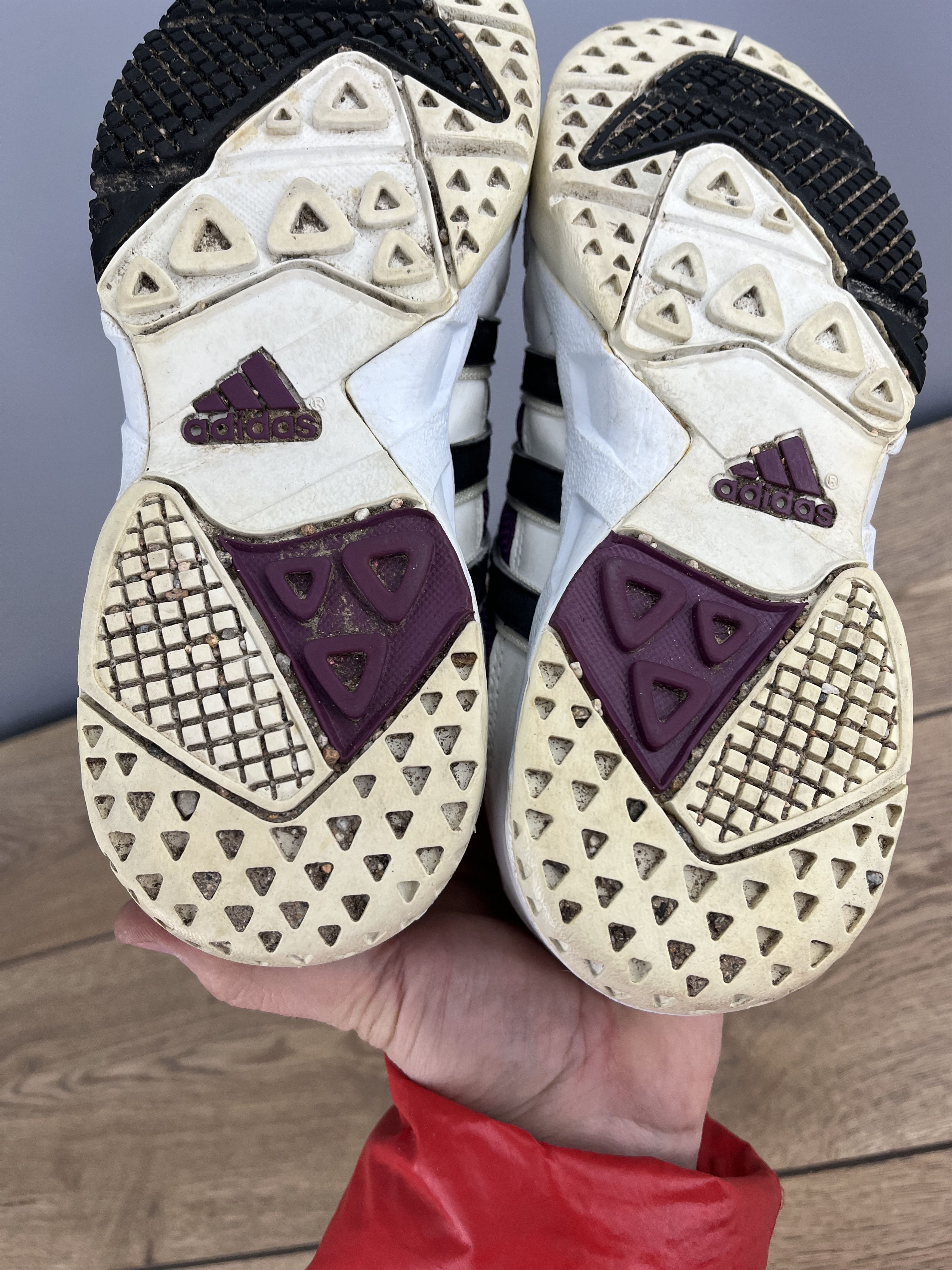 Adidas Vintage 1997 adidas Women’s Trainers White Black Purple Size US 8 / IT 38 - 12 Thumbnail