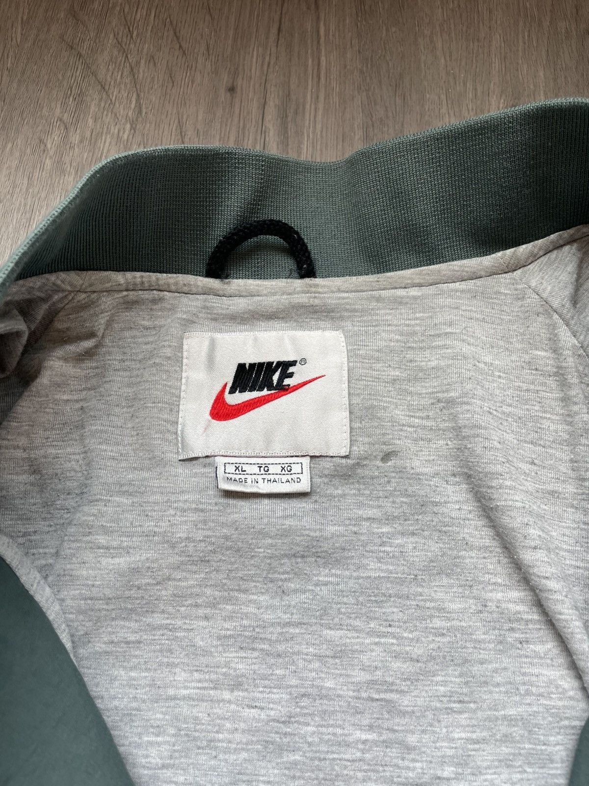 Nike × Vintage Vintage 90’s Nike “Button up” Light Jacket (Sz.XL) Size US XL / EU 56 / 4 - 3 Thumbnail