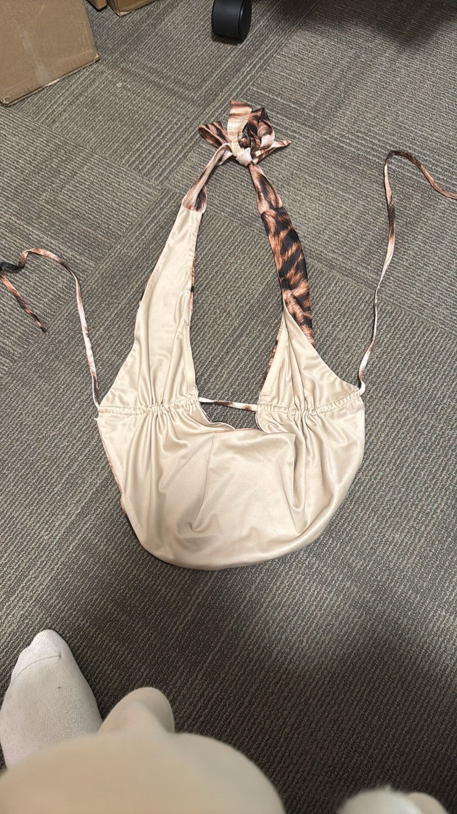 Other Leopard Print Halter Top Size XS / US 0-2 / IT 36-38 - 2 Thumbnail