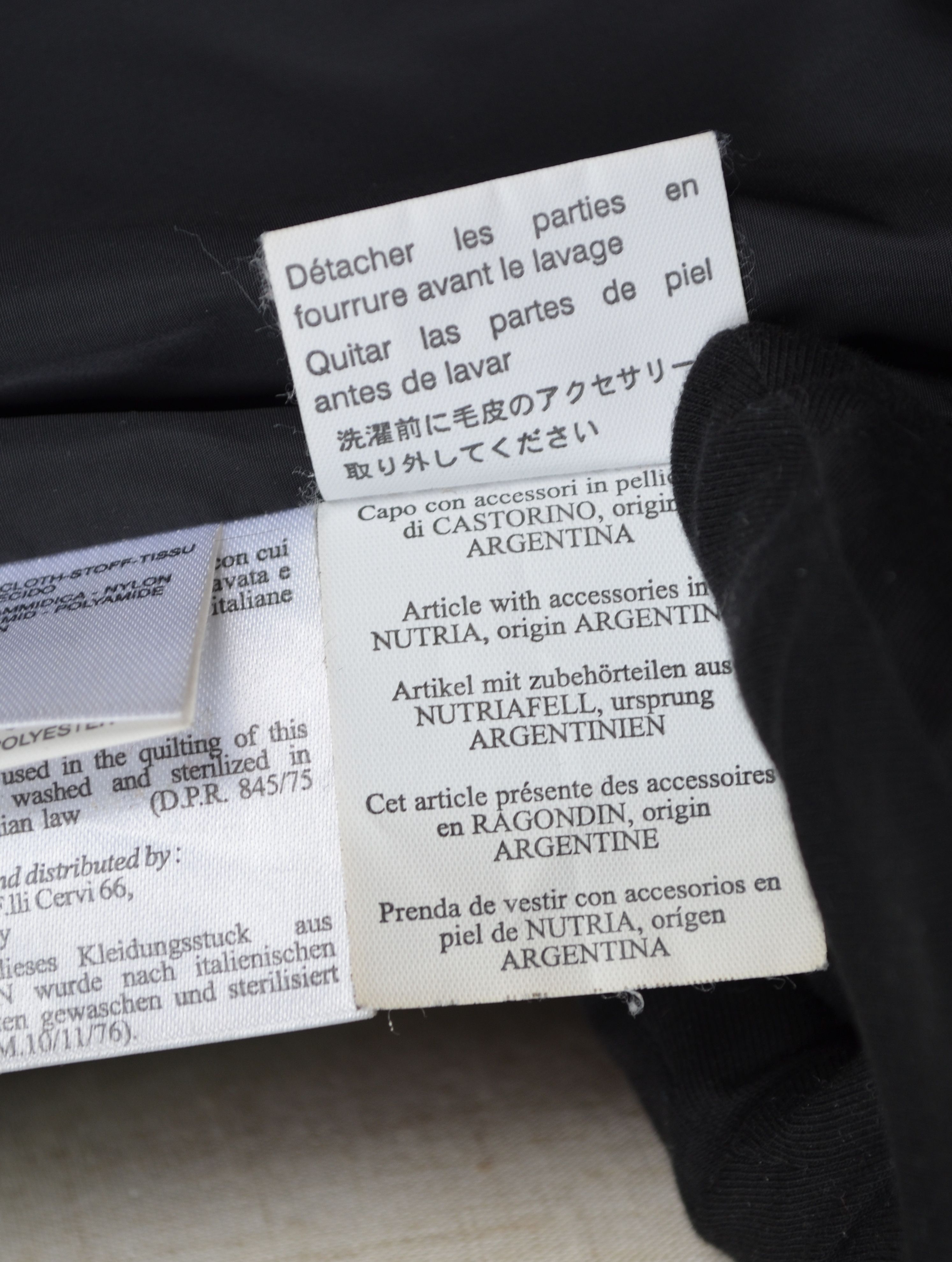 Designer × Max Mara Max Mara 'S Belted Teflon Jacket Coat Long Nutria Fur Size L Size L / US 10 / IT 46 - 23 Thumbnail