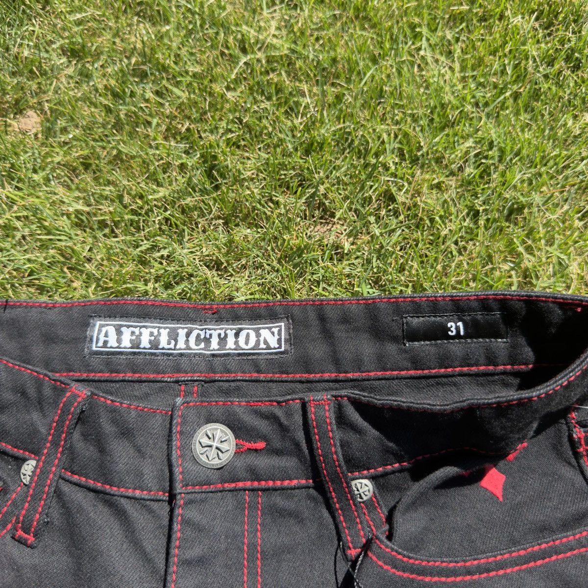 Affliction 2000s Affliction Jeans Size US 31 - 5 Thumbnail