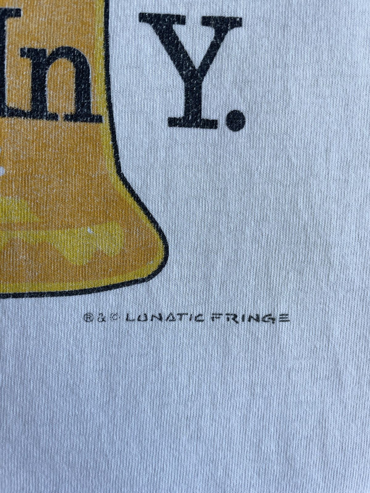 Fruit Of The Loom Vintage FOTL Humor Joke Beer T-Shirt Size US XL / EU 56 / 4 - 3 Thumbnail
