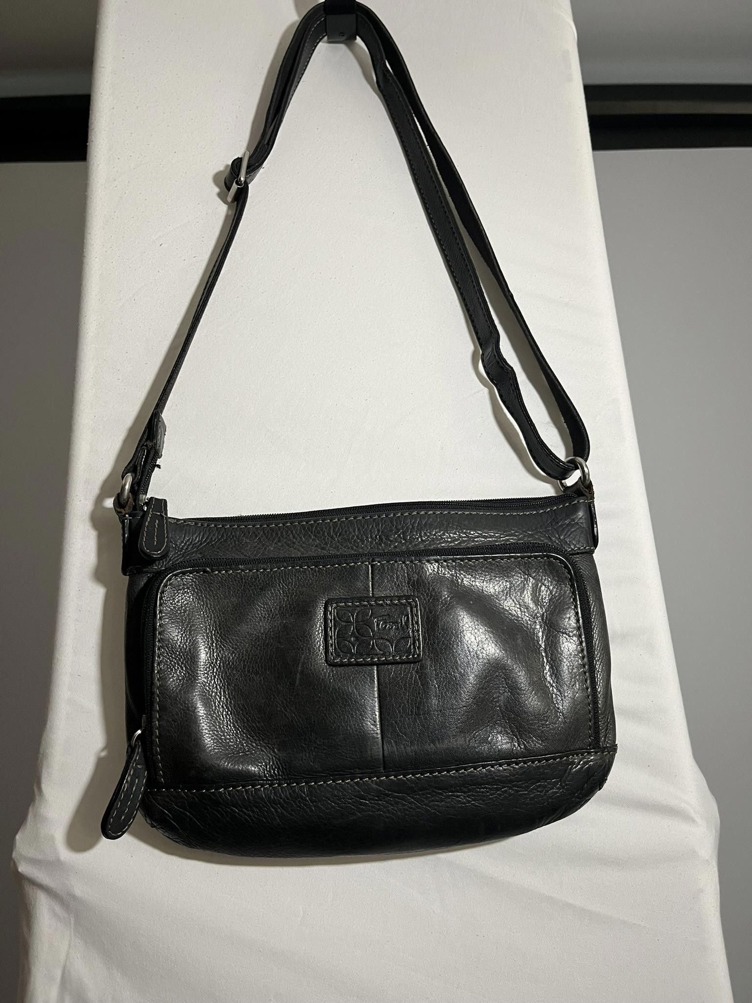 Coach Stylish Fossil Leather Crossbody Bag Size ONE SIZE - 2 Thumbnail