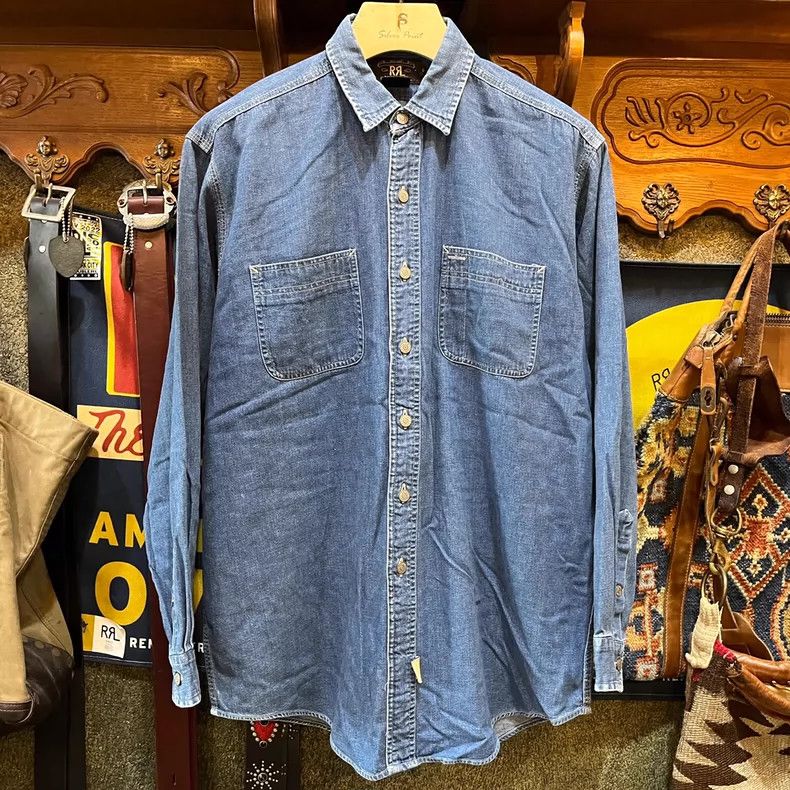 RRL Ralph Lauren RRL Ralph Lauren First year denim shirt Size US L / EU 52-54 / 3 - 1 Thumbnail