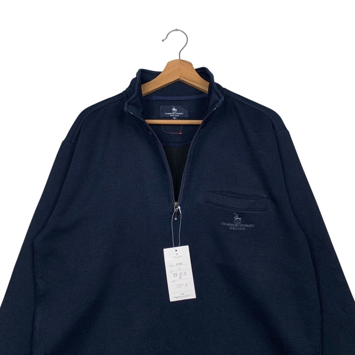 Japanese Brand CAMBRIGE UNIVERSITY POLO CLUB Half Zip Sweatshirt #2845-C128 Size US M / EU 48-50 / 2 - 10 Thumbnail
