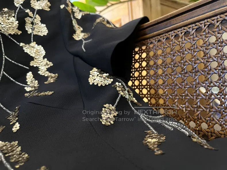 Valentino Valentino Black and gold dress Size S / US 4 / IT 40 - 7 Thumbnail