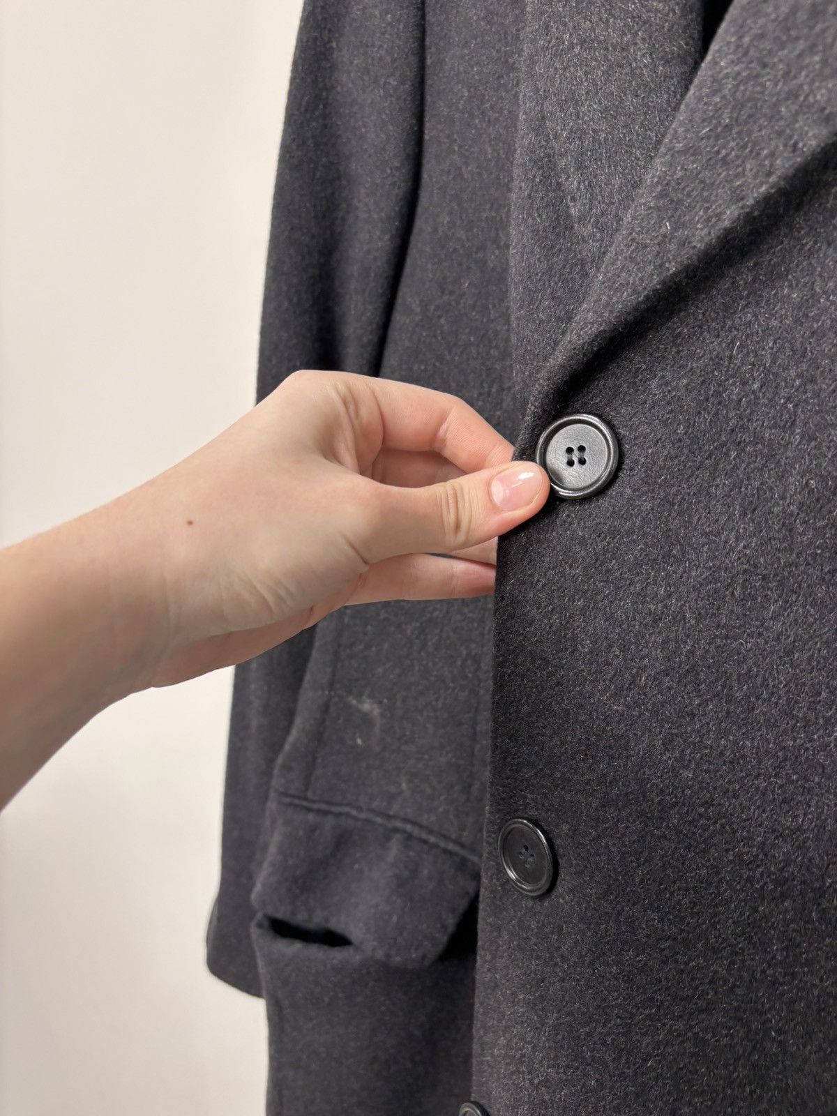 Other Duetz Men’s Charcoal Grey Tessile d’Oro Cashmere Overcoat Size US M / EU 48-50 / 2 - 11 Thumbnail