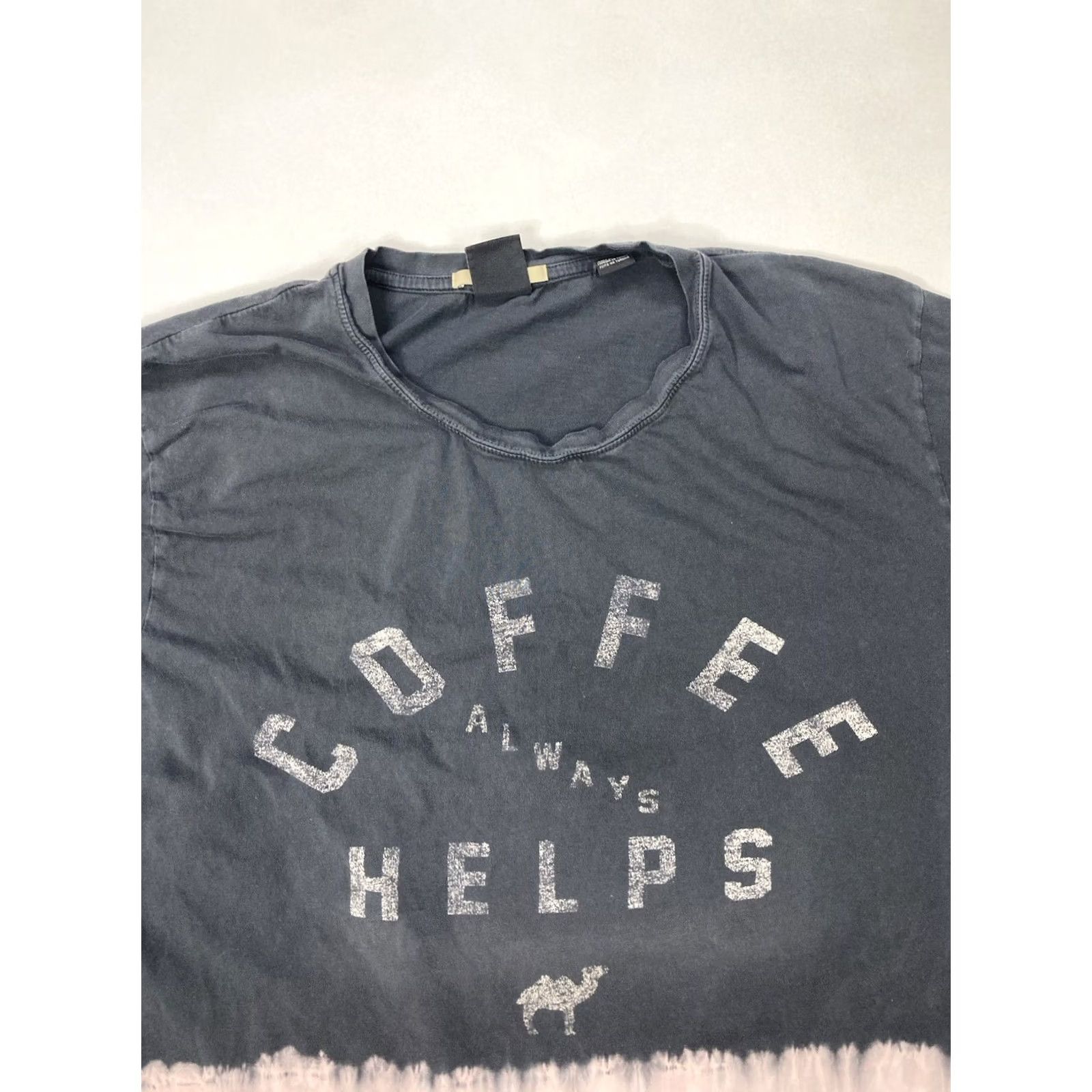 Scotch & Soda SCOTCH & SODA Coffee Always Helps Graphic T-shirt Men Large Colorblock Short Sleeve Crew Neck Multicolor Cotton Logo All Seasons Regular Size US M / EU 48-50 / 2 - 3 Thumbnail