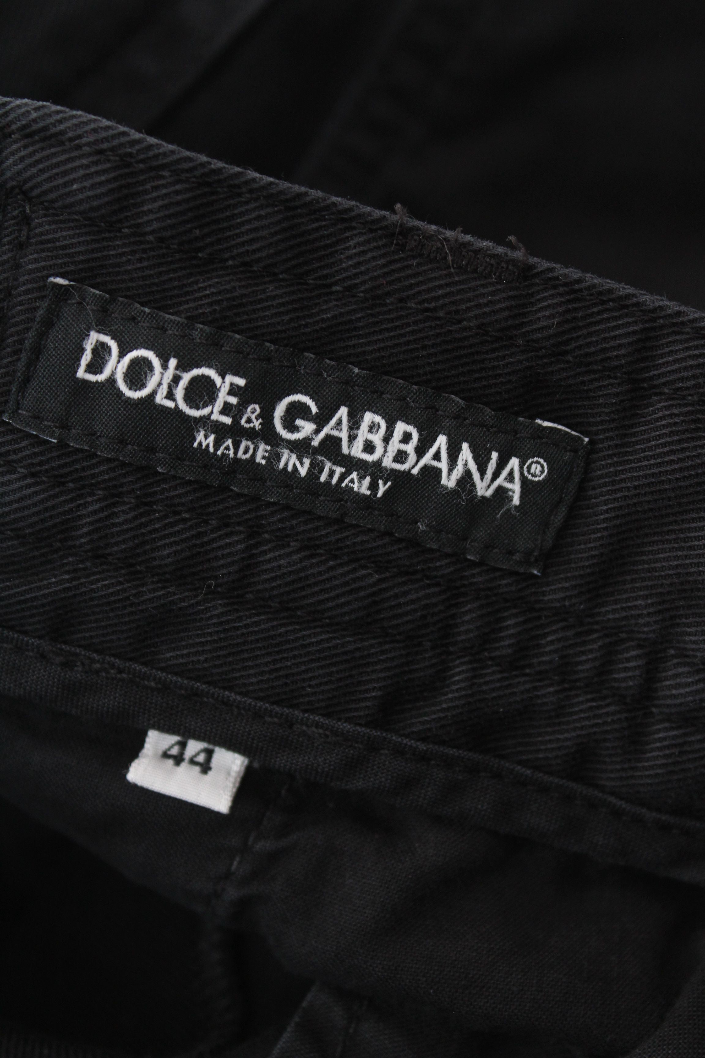 Dolce & Gabbana Dolce & Gabbana Black Tactical Cargo Pants IT 44 Size US 28 / EU 44 - 9 Thumbnail