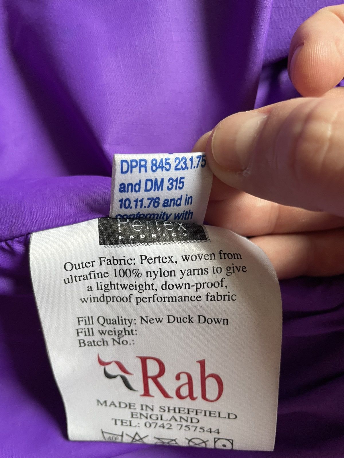 Rab Outdoor Rab Puffer Down Jacket Nylon Pertex Fabric L Rare Size US L / EU 52-54 / 3 - 12 Thumbnail