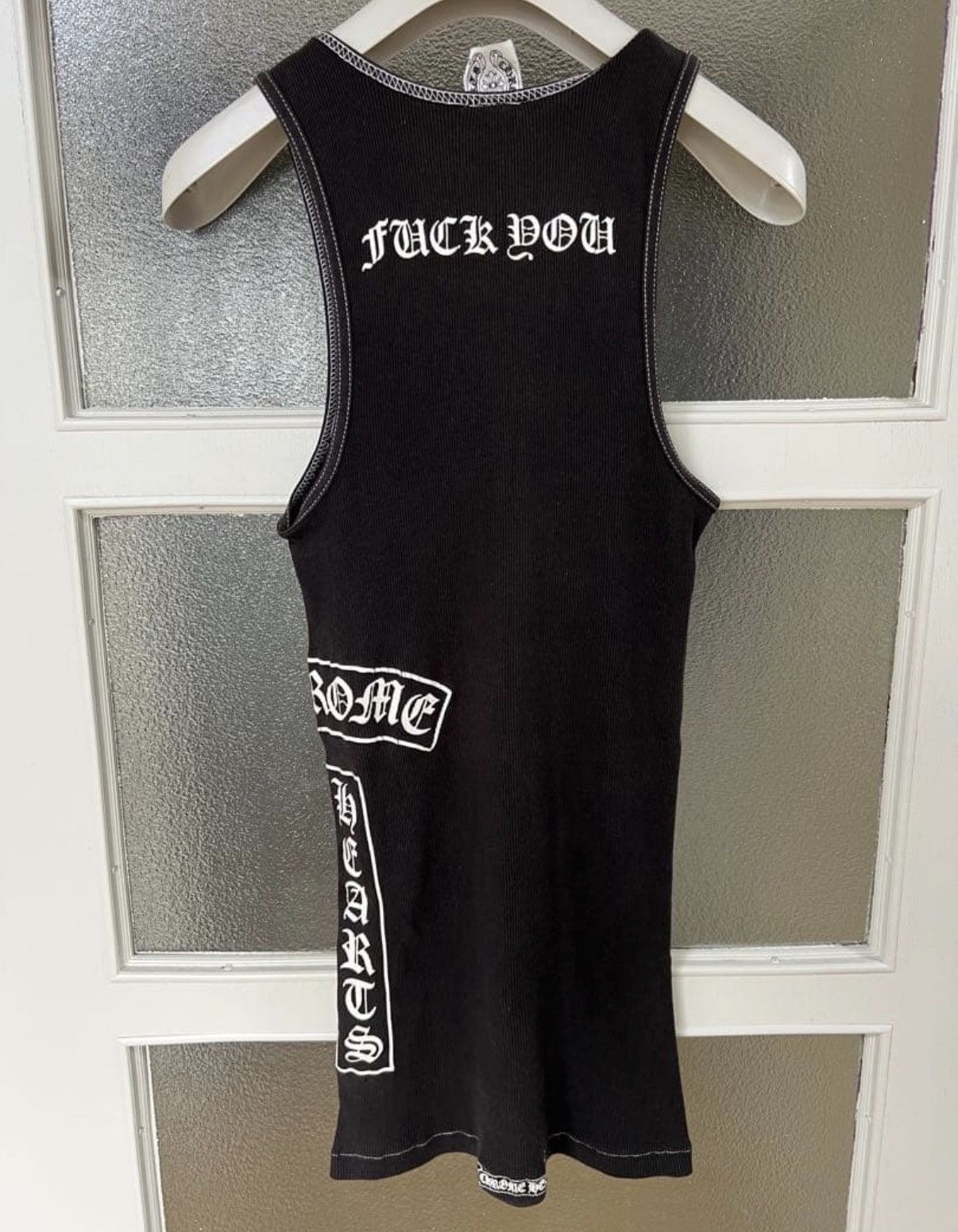 Chrome Hearts Old Chrome Hearts Fuck you Tank Top size S Size US M / EU 48-50 / 2 - 1 Thumbnail