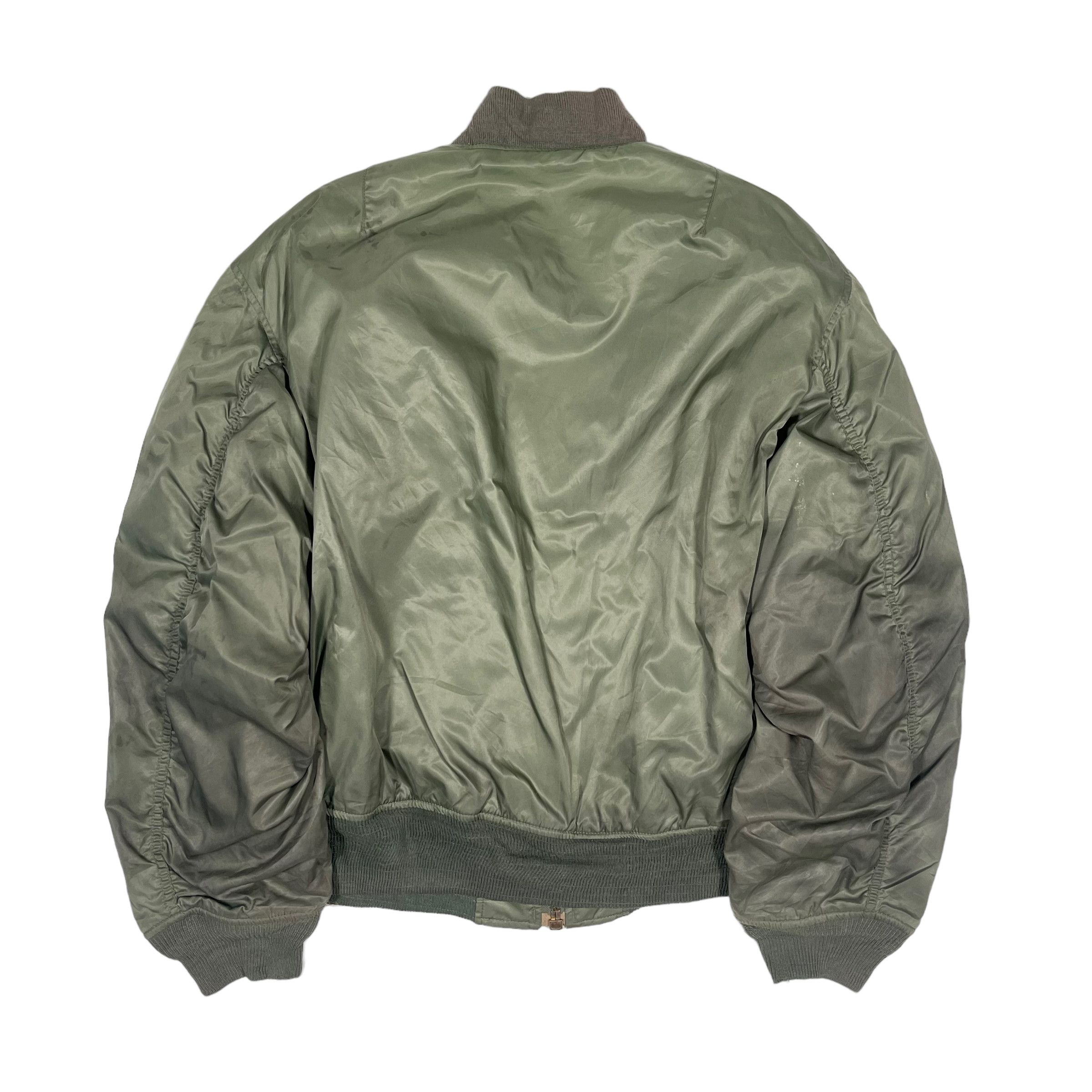Vintage Vintage 1990s MA-1 Bomber Air Force Nylon Reversible Jacket Size US XL / EU 56 / 4 - 3 Thumbnail
