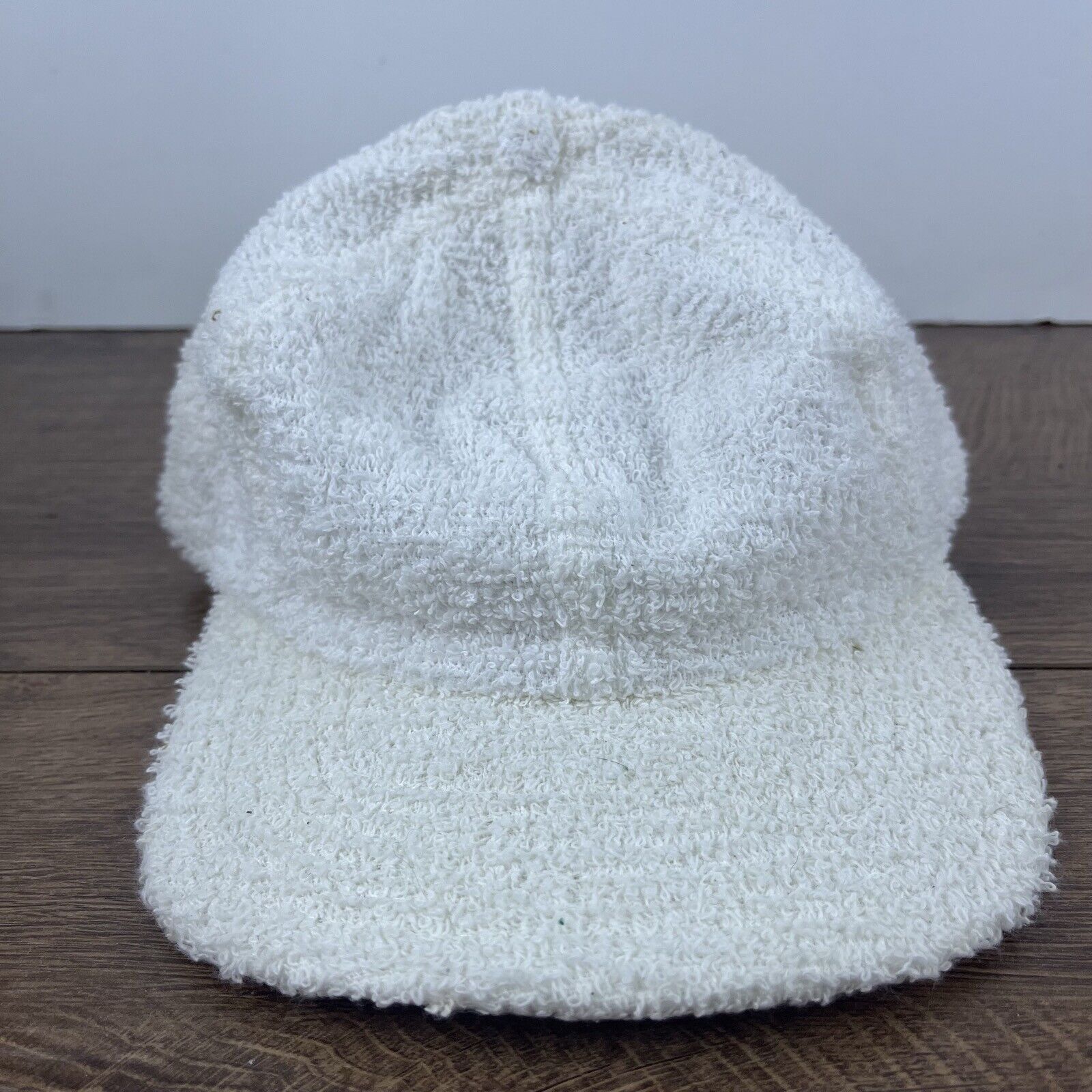 Other Terry Cloth White Hat Terry Adjustable Hat White Hat Adjusta Size ONE SIZE - 4 Thumbnail