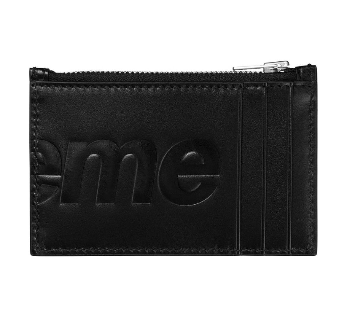 Supreme × Vintage Supreme Leather Zip Card Holder Size ONE SIZE - 2 Thumbnail