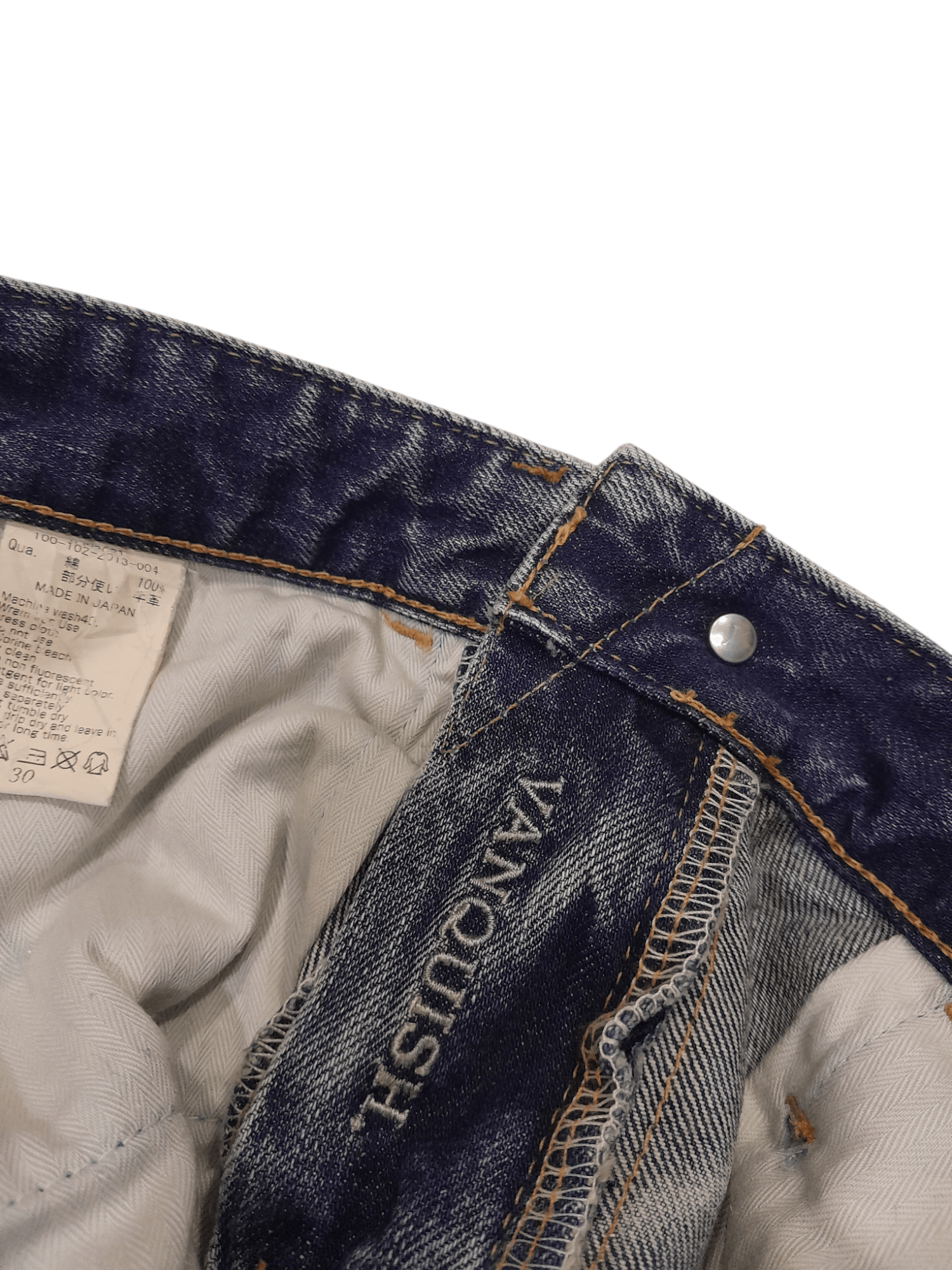 Hiroshi Fujiwara × Vanquish Vanquish Hiroshi Fujiwara Denim Special Wash (F463) Waist 31 Size US 31 - 11 Thumbnail