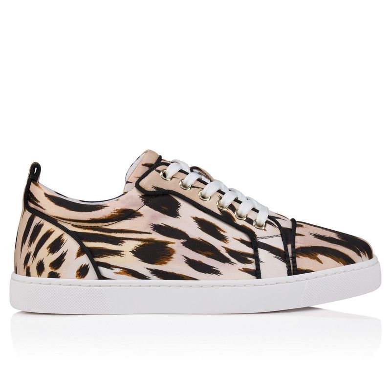 Christian Louboutin os11x0526 Louise Crepe Satin Sneakers in Multicolor Size US 9 / IT 39 - 1 Thumbnail