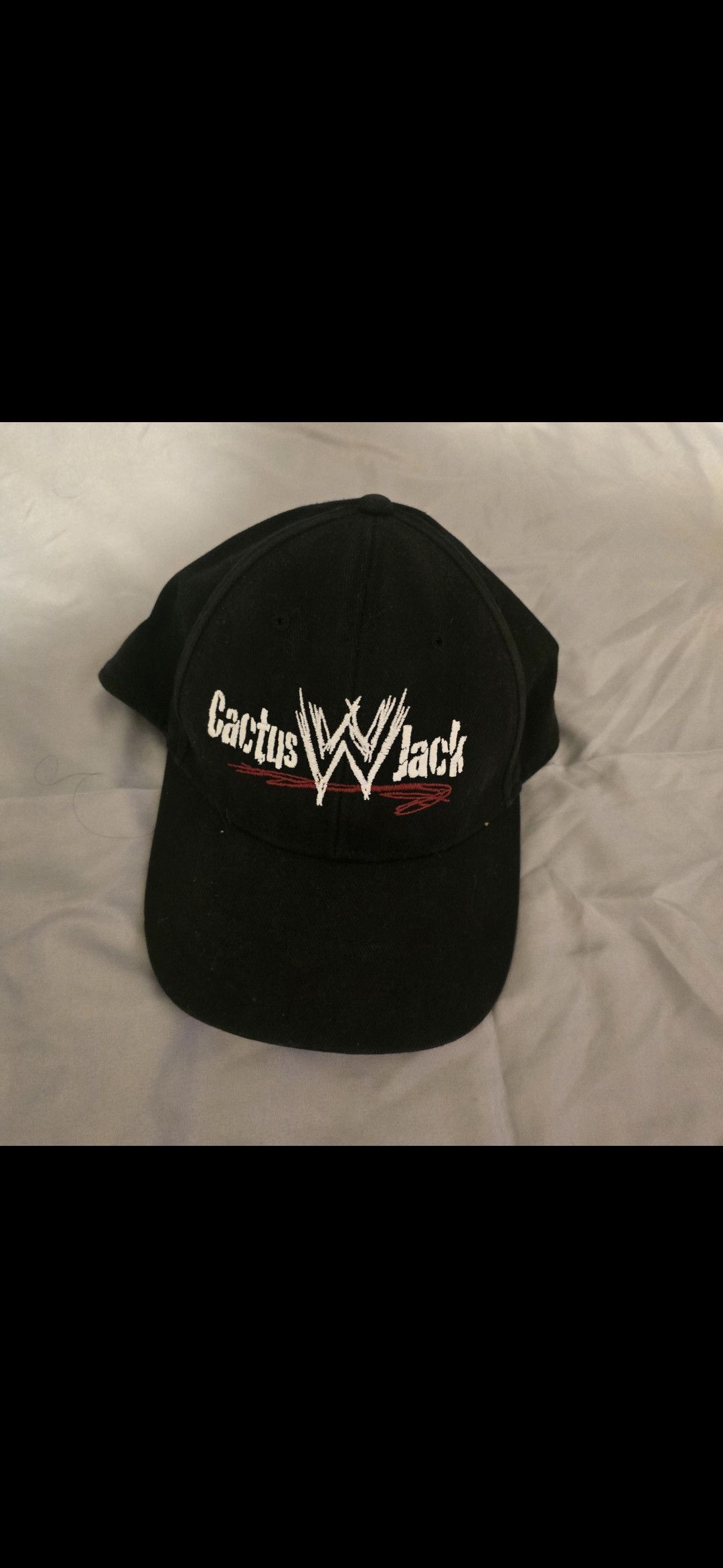 Travis Scott × WWE Cactus Jack Travis Scott X WWE Hat Black Wrestlemania Size ONE SIZE - 2 Thumbnail