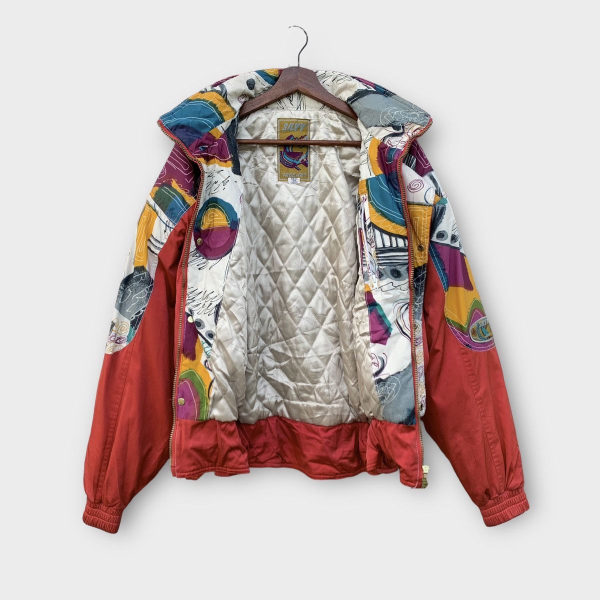 Vintage Vintage Silver Ski Jacket Size US L / EU 52-54 / 3 - 3 Thumbnail